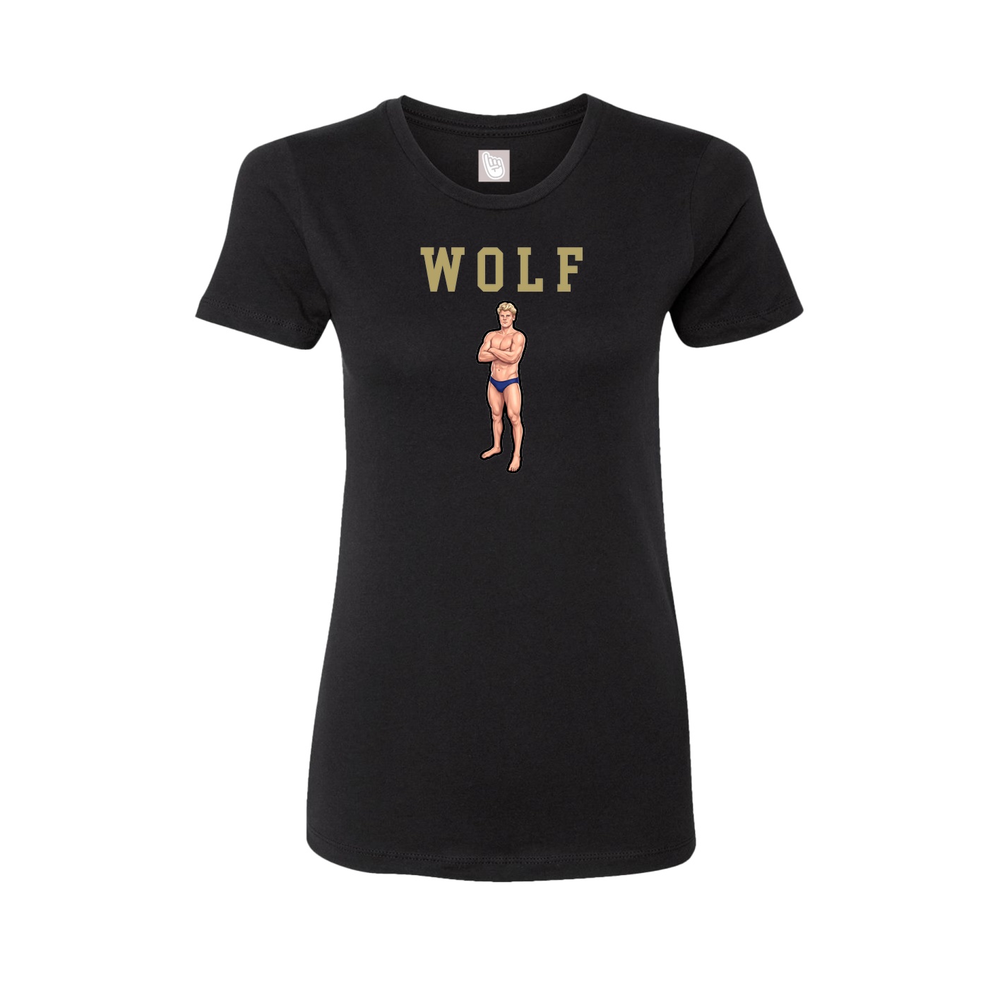 Fitted Women's Tee — Shirsey in Black