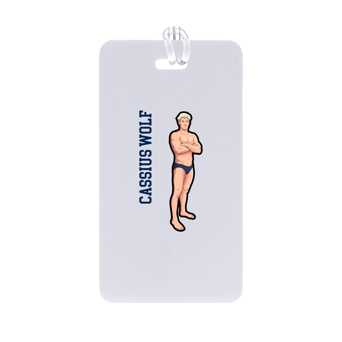 Bag Tag — Name Vertical in Classic