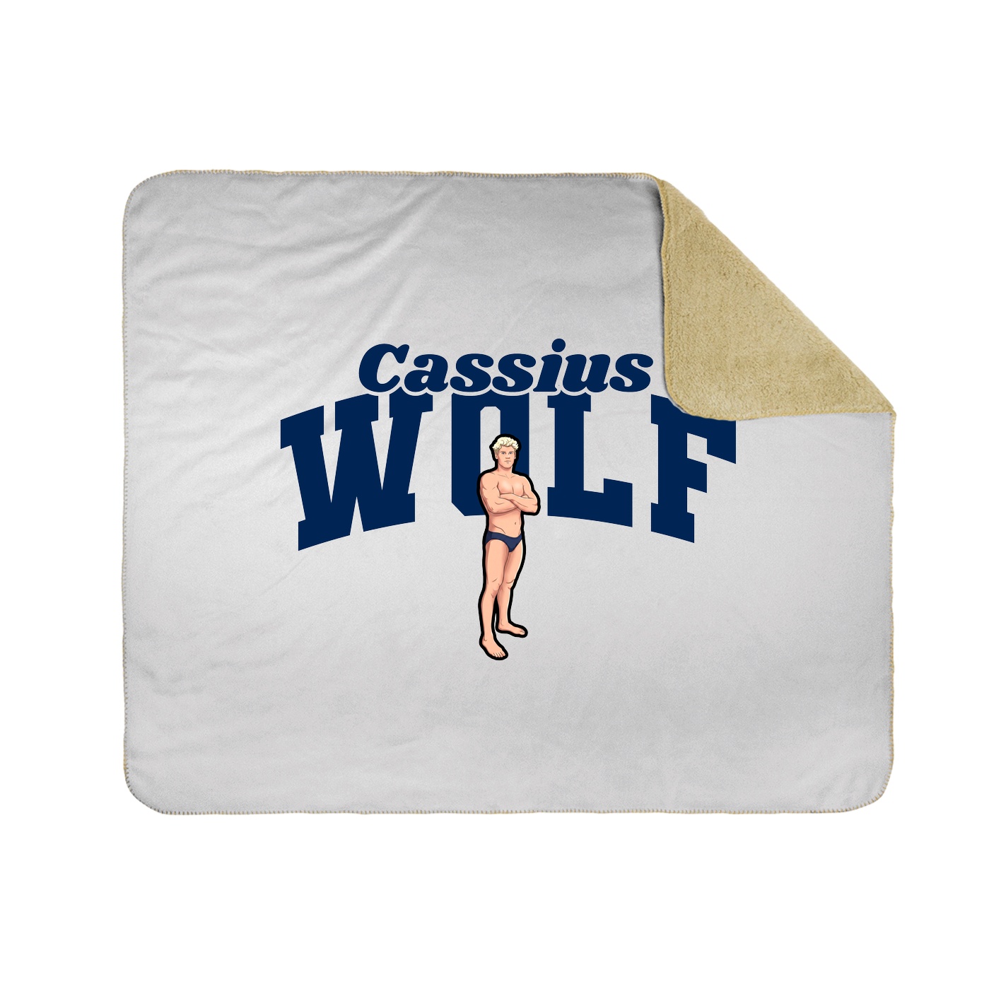Throw Blanket — Signature Arch in White
