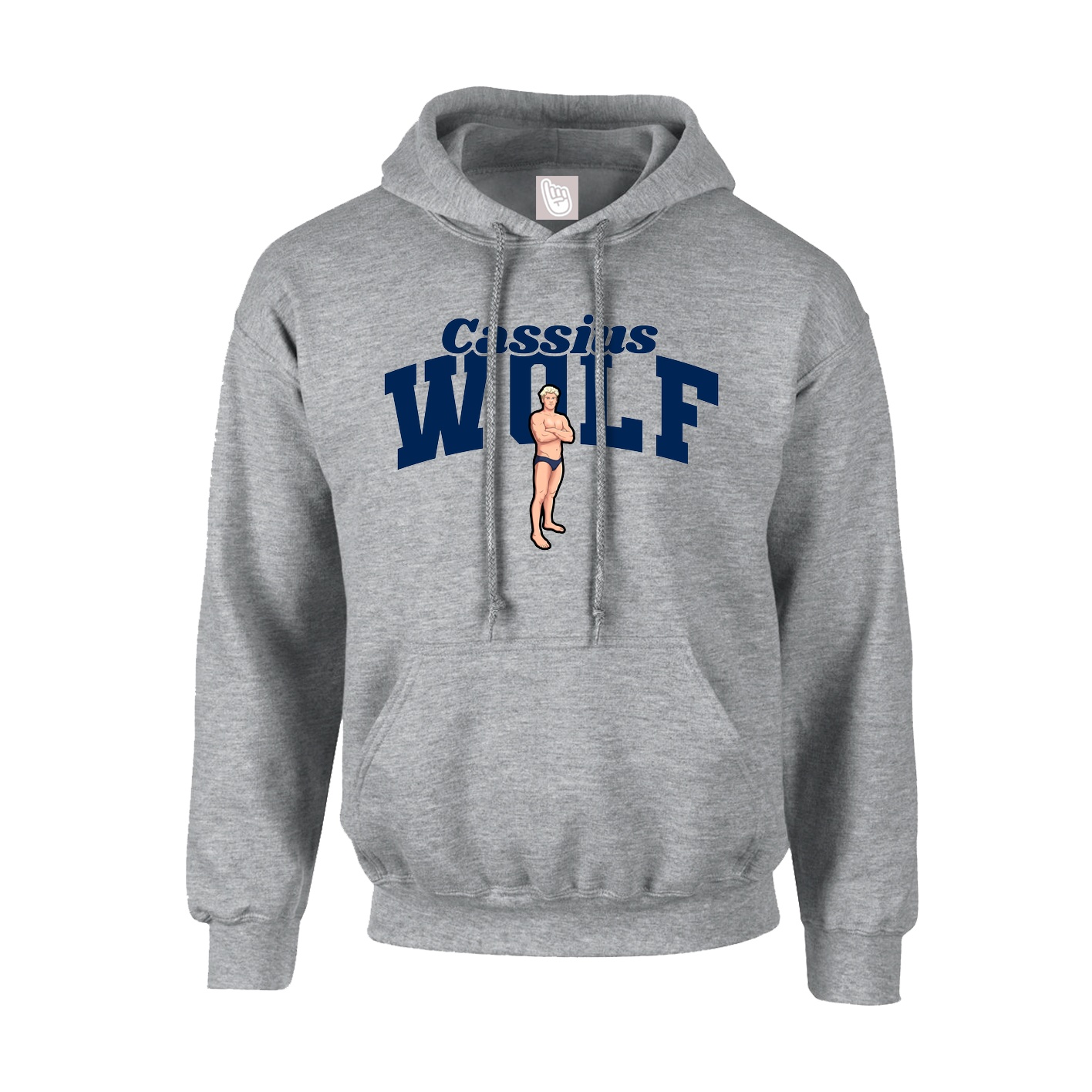 Hoodie — Signature Arch in Grey