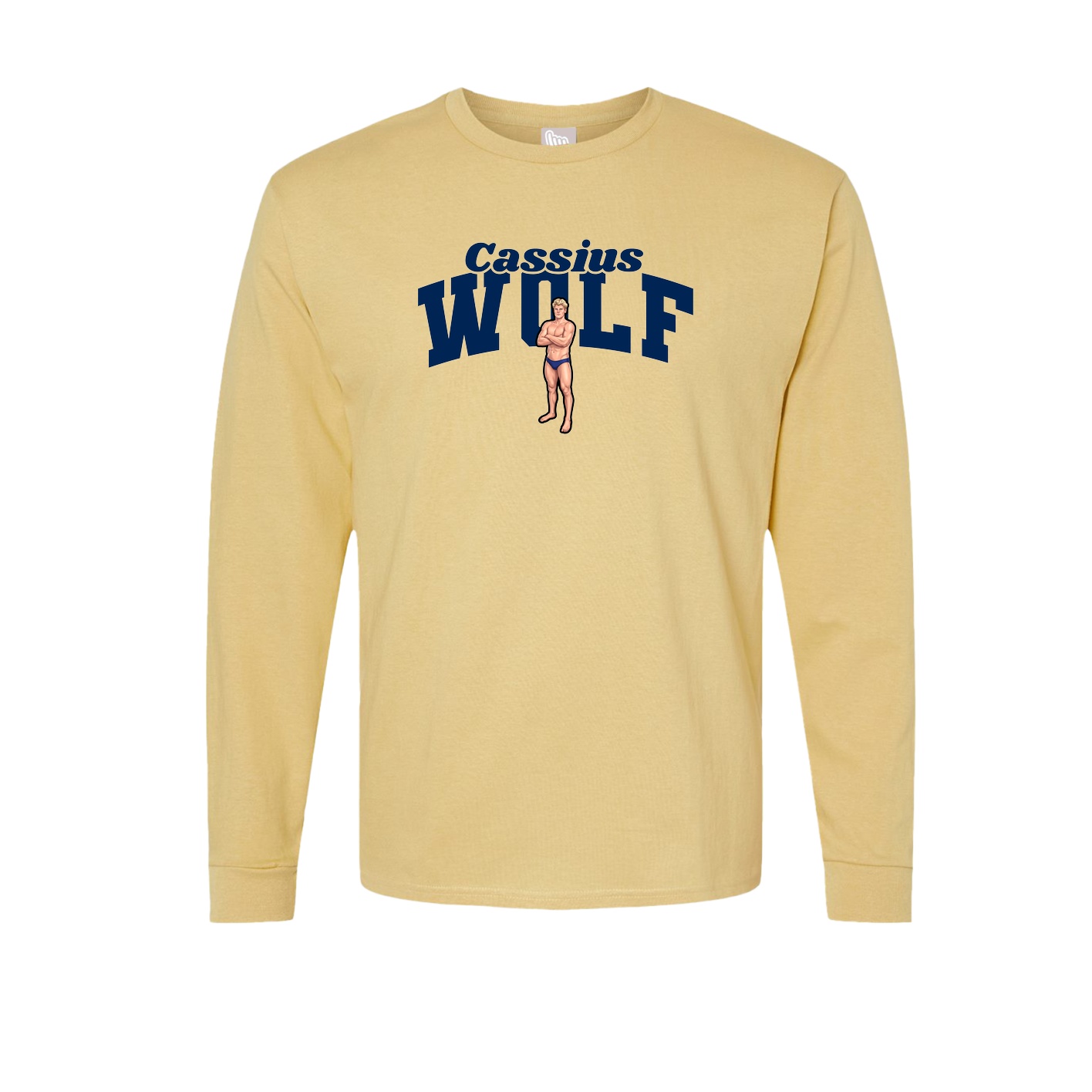 Long Sleeve Tee — Signature Arch in Vegas Gold