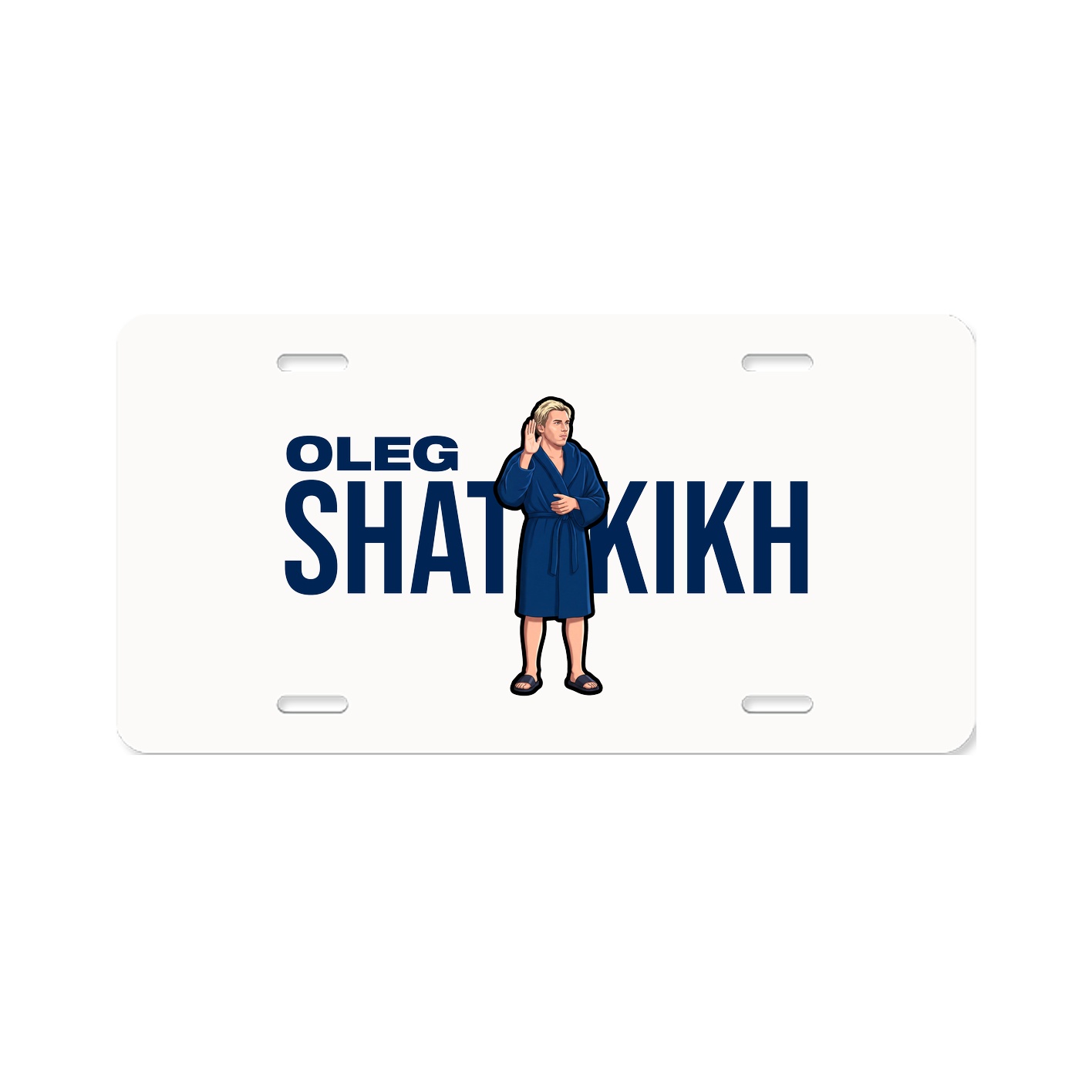 License Plate — Player Name in Classic