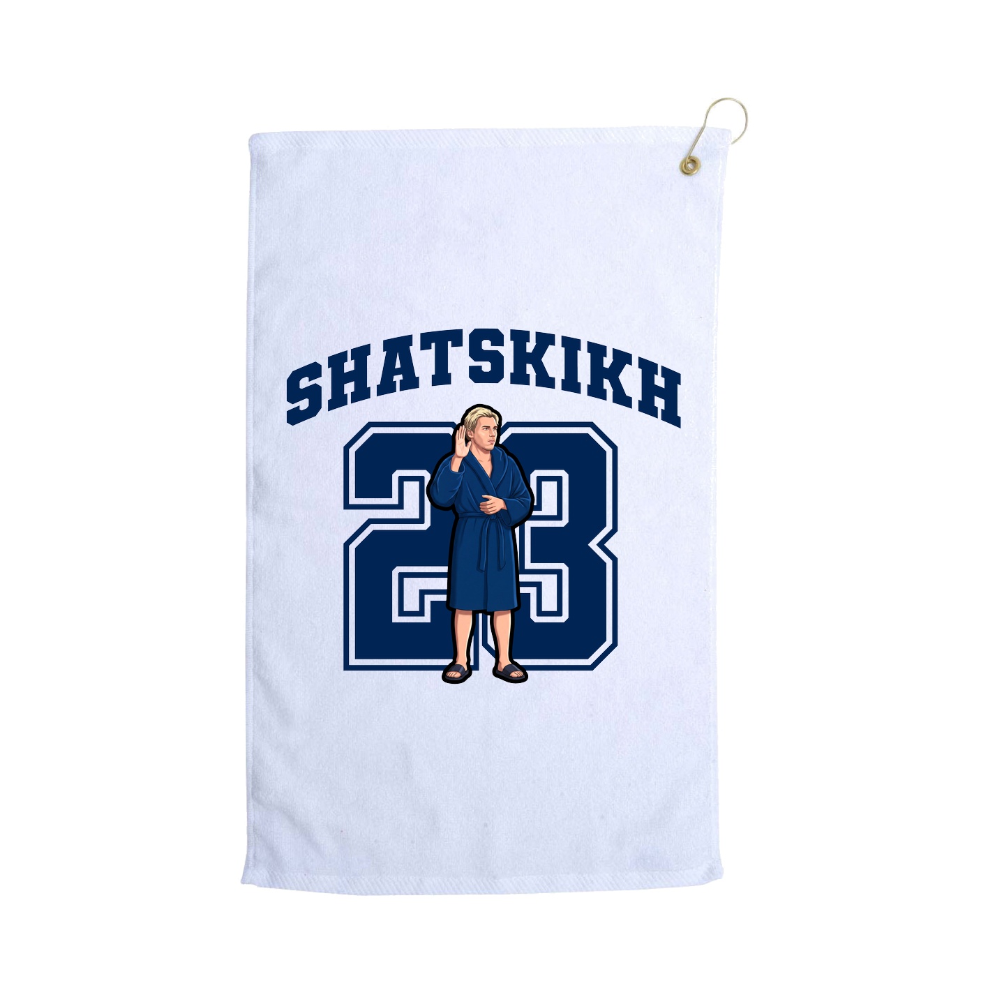 Golf Towel — Number in White