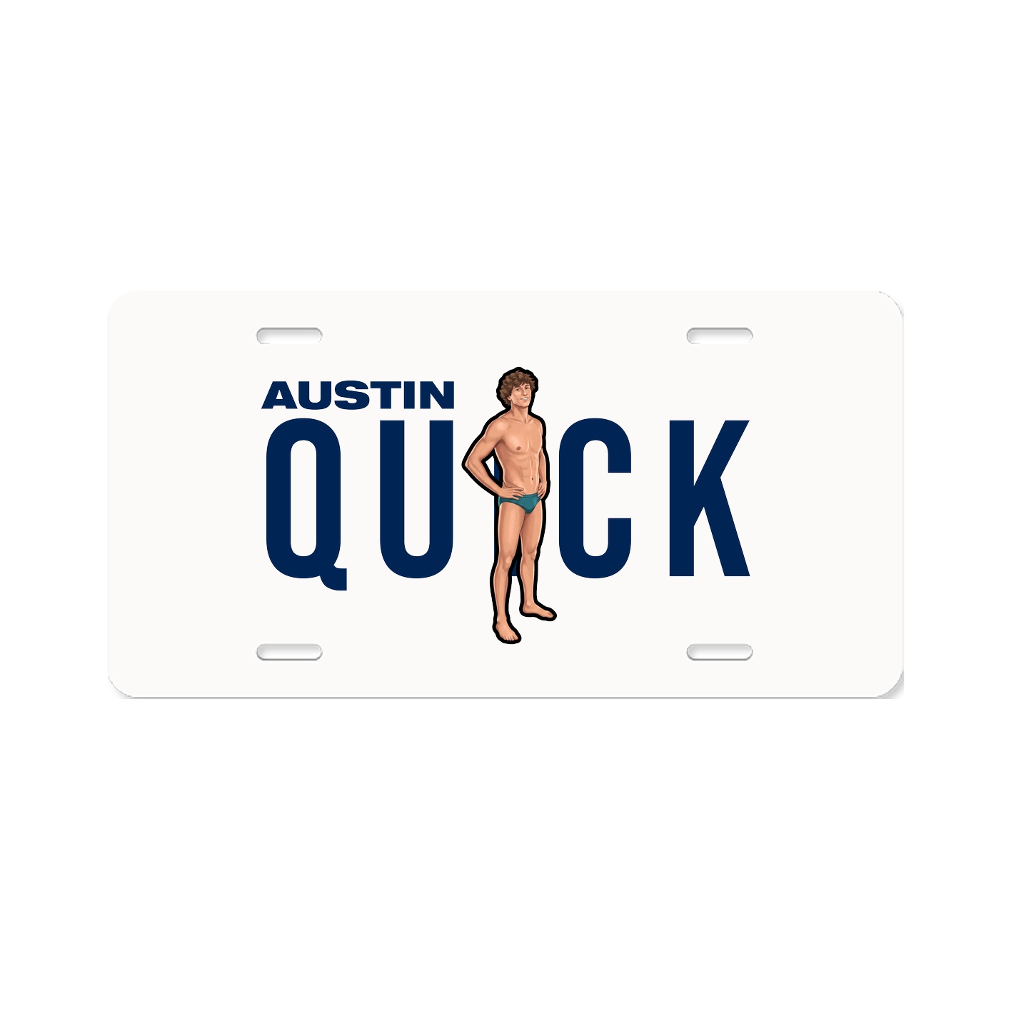 License Plate — Player Name in Classic
