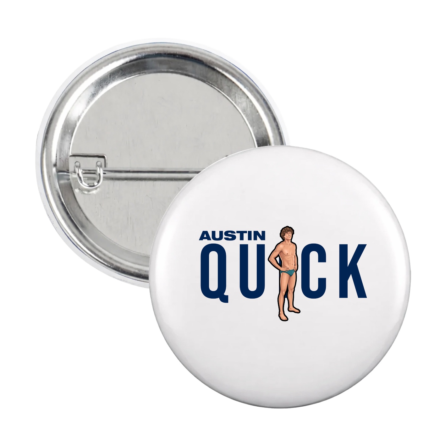 Game Day Button — Player Name in White