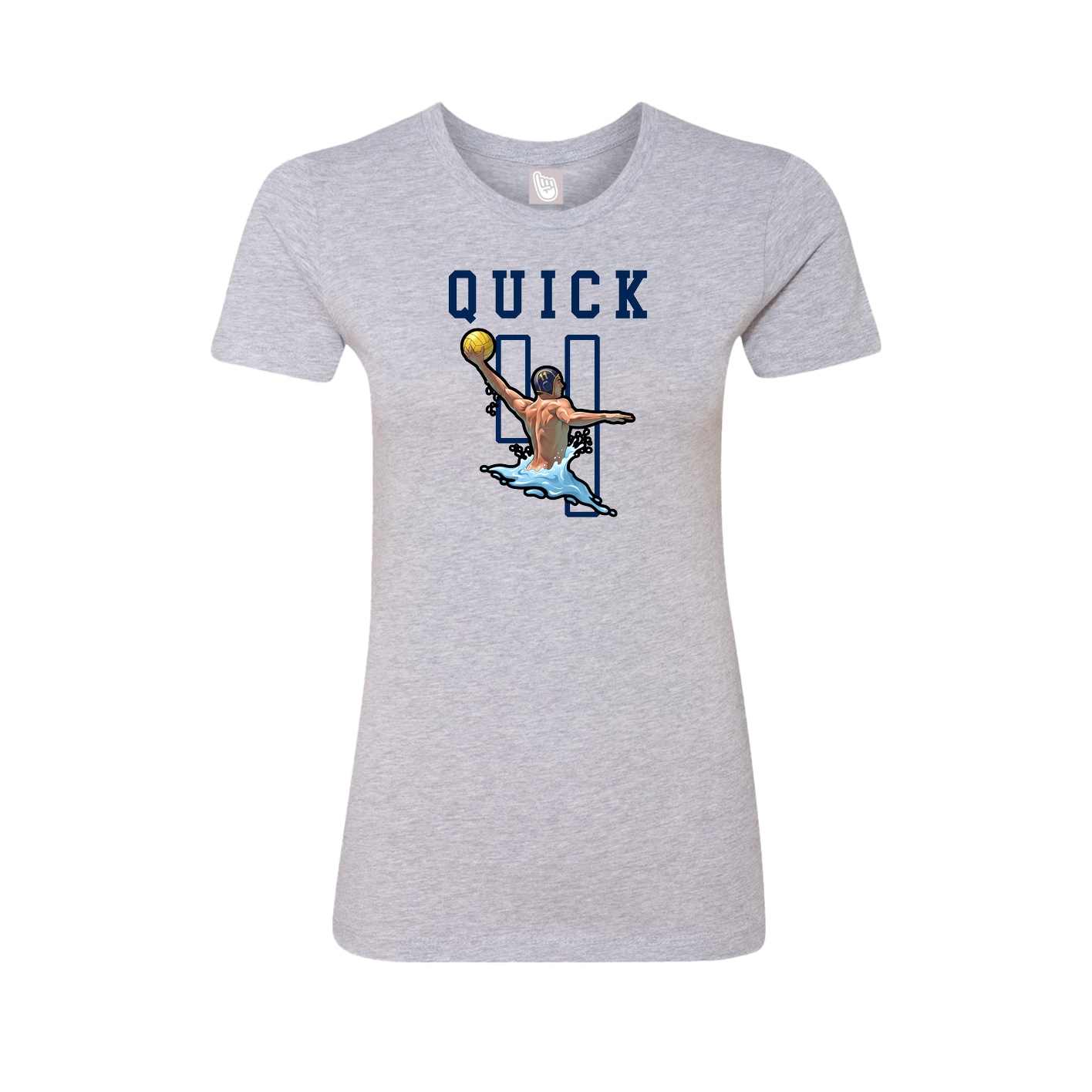 Fitted Women's Tee — Shirsey in Grey