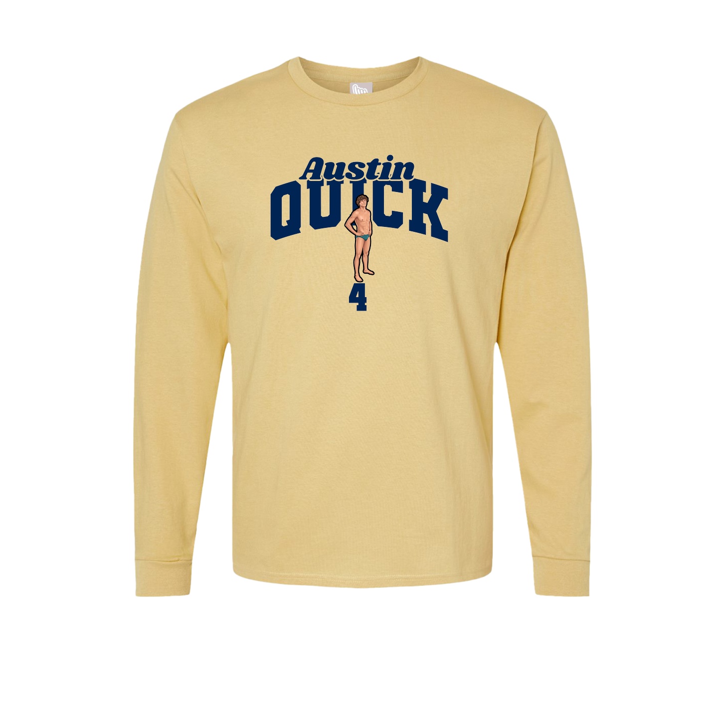 Long Sleeve Tee — Signature Arch in Vegas Gold