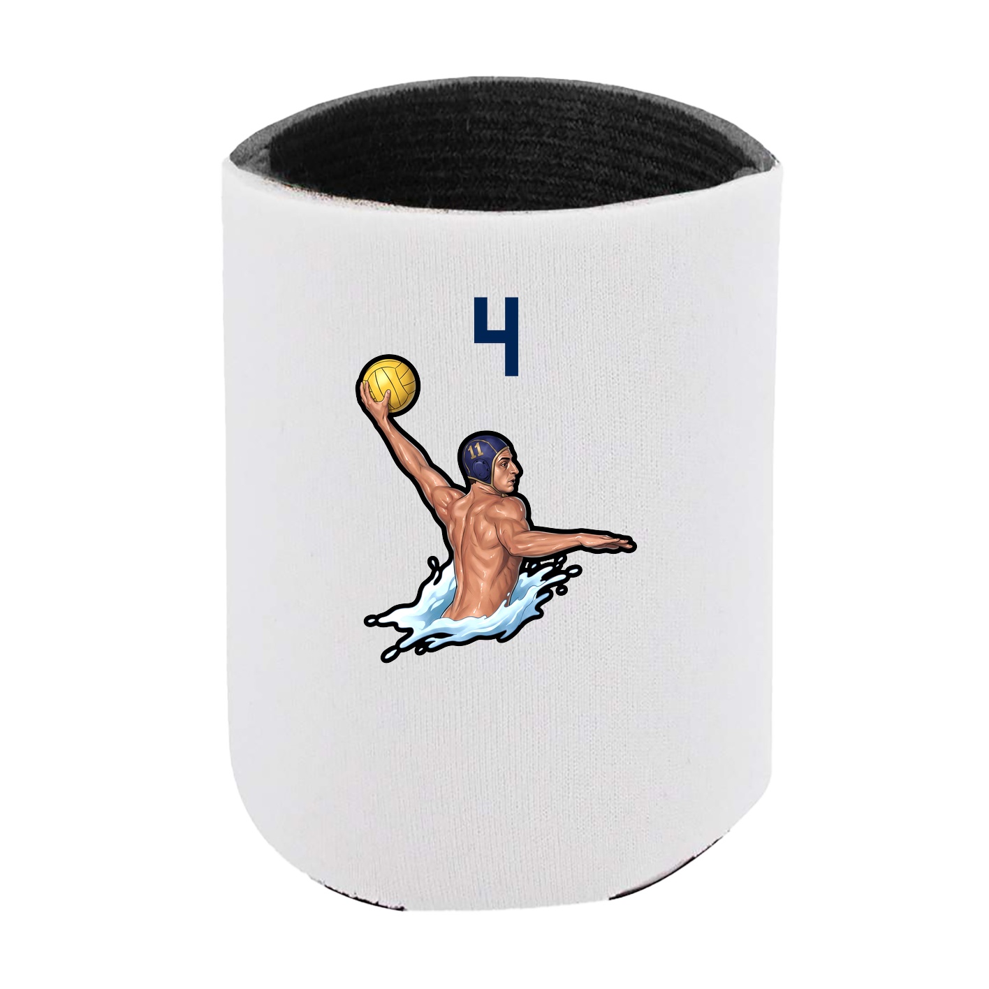 Can Holder — Number Top in White