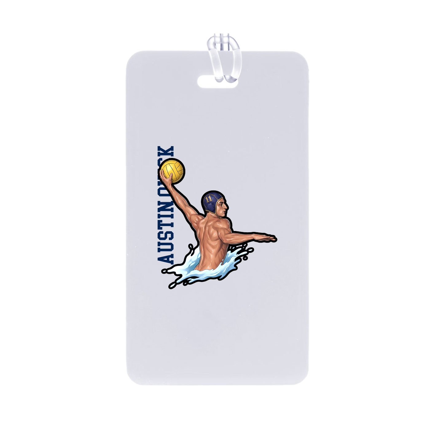 Bag Tag — Name Vertical in Classic