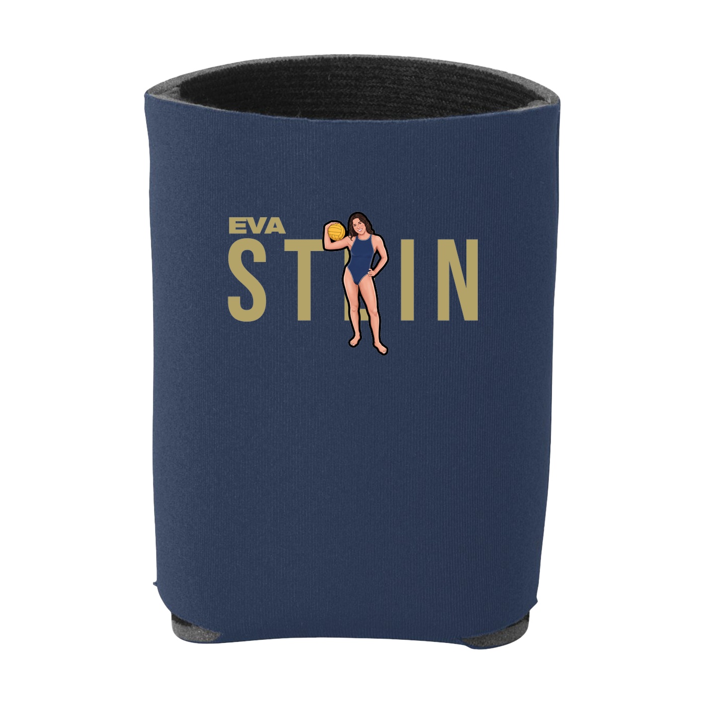 Can Holder — Player Name in Navy