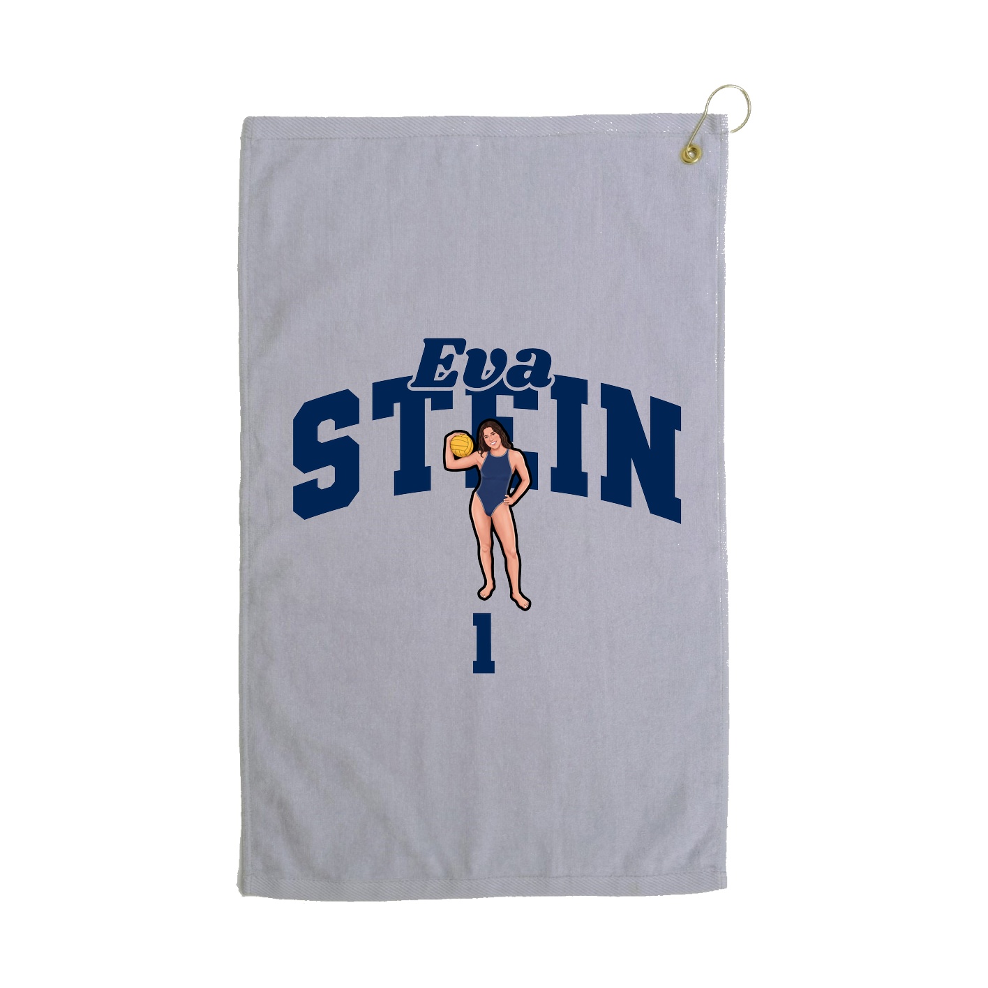 Golf Towel — Signature Arch in Grey