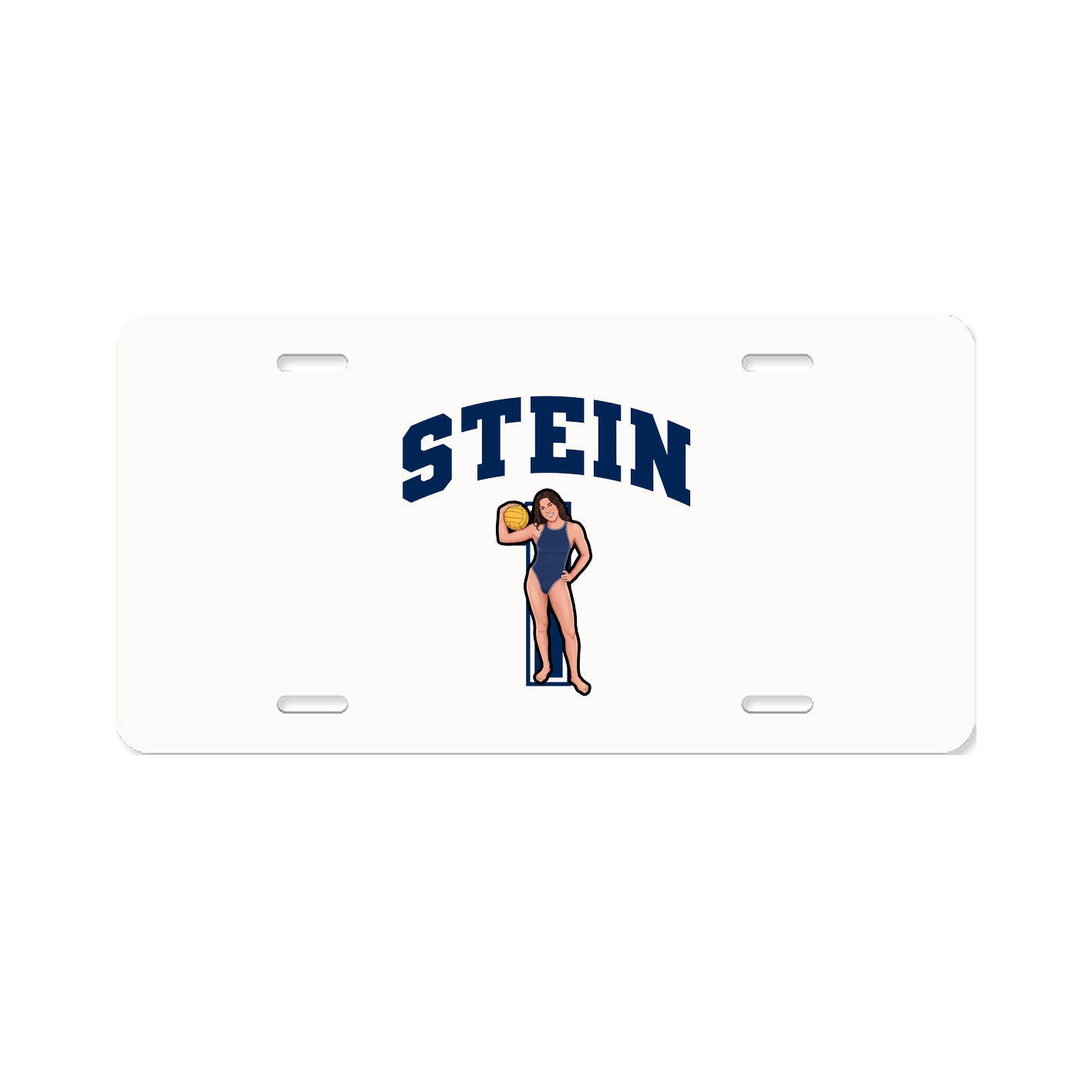 License Plate — Number in Classic