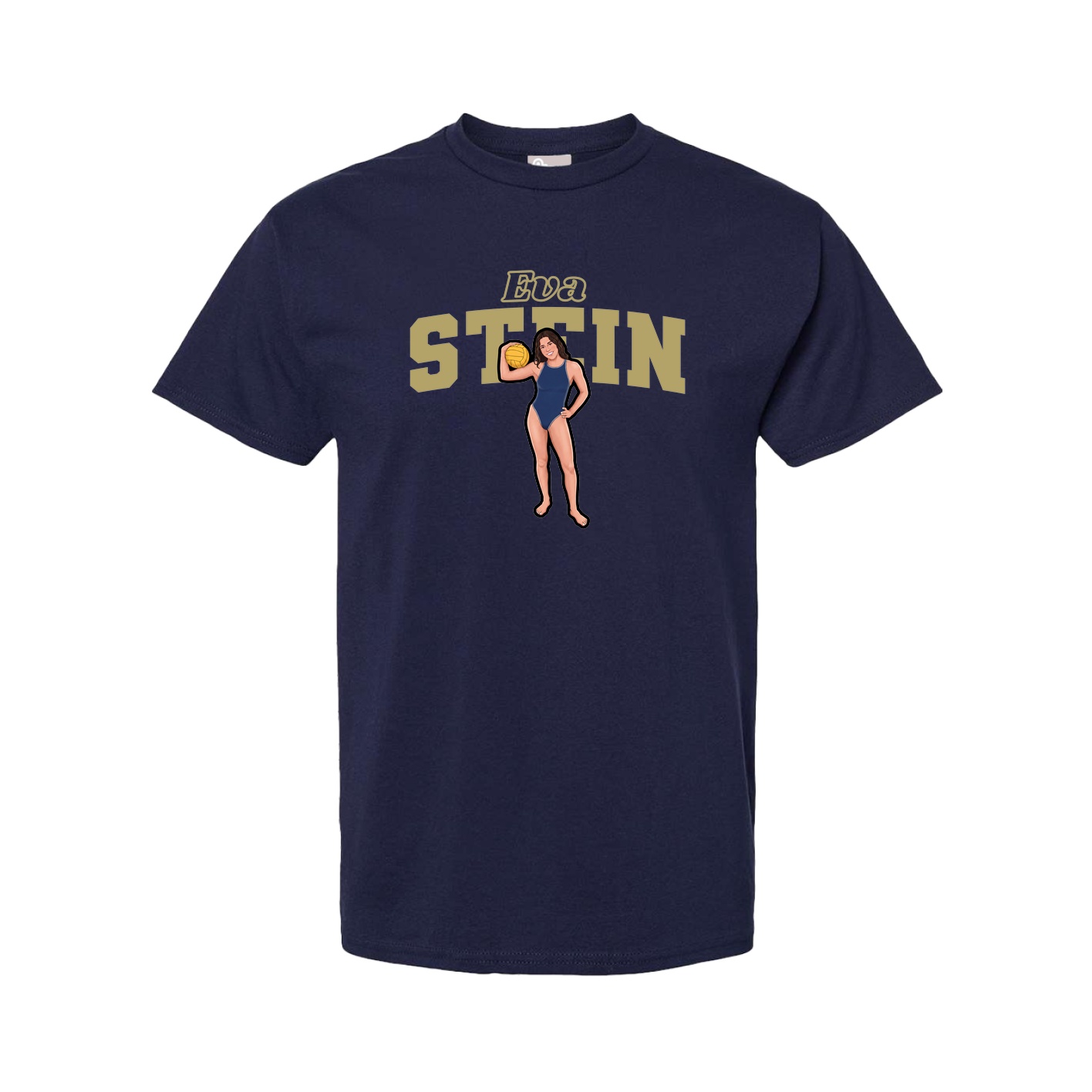 Youth Tee — Name Arch in Navy