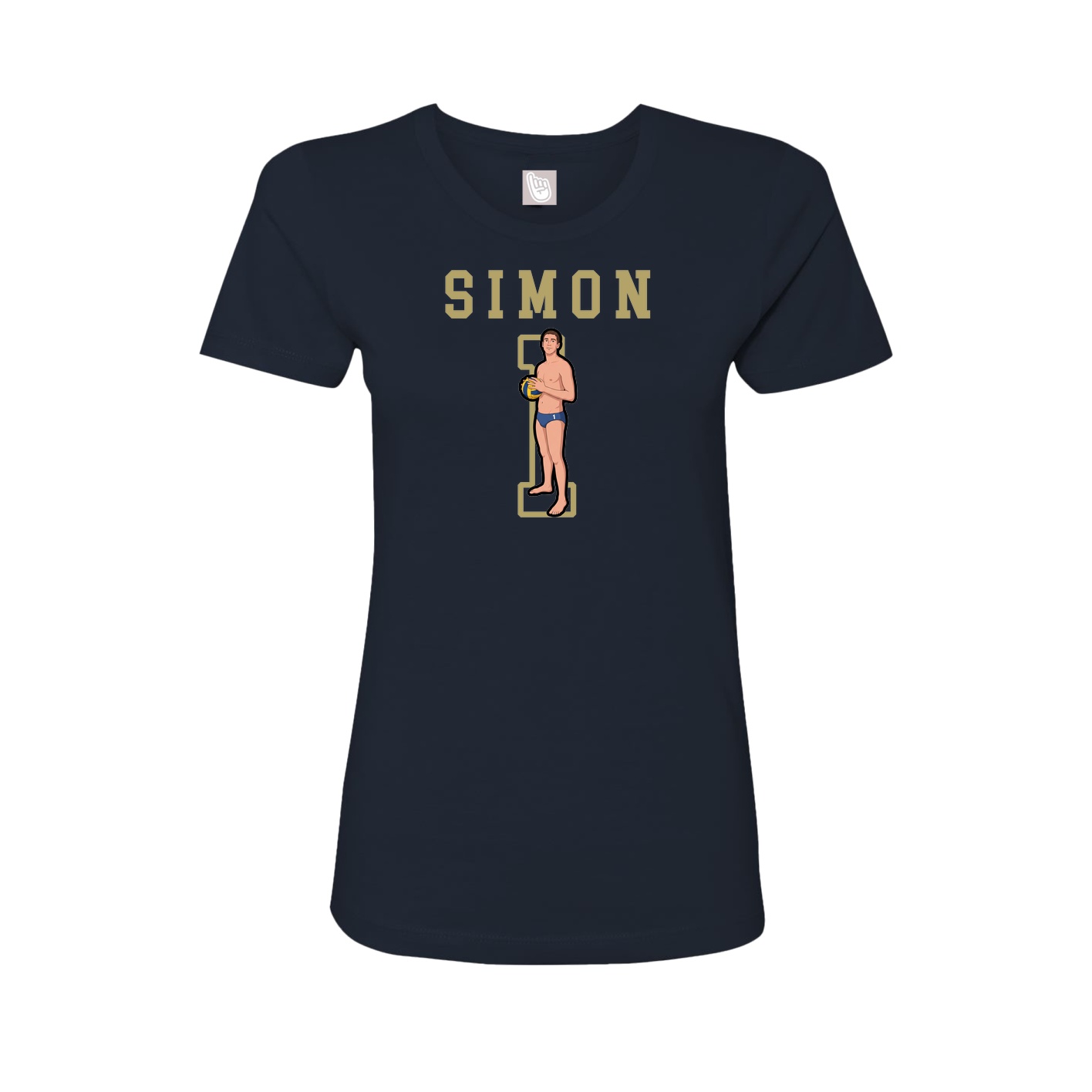 Fitted Women's Tee — Shirsey in Navy
