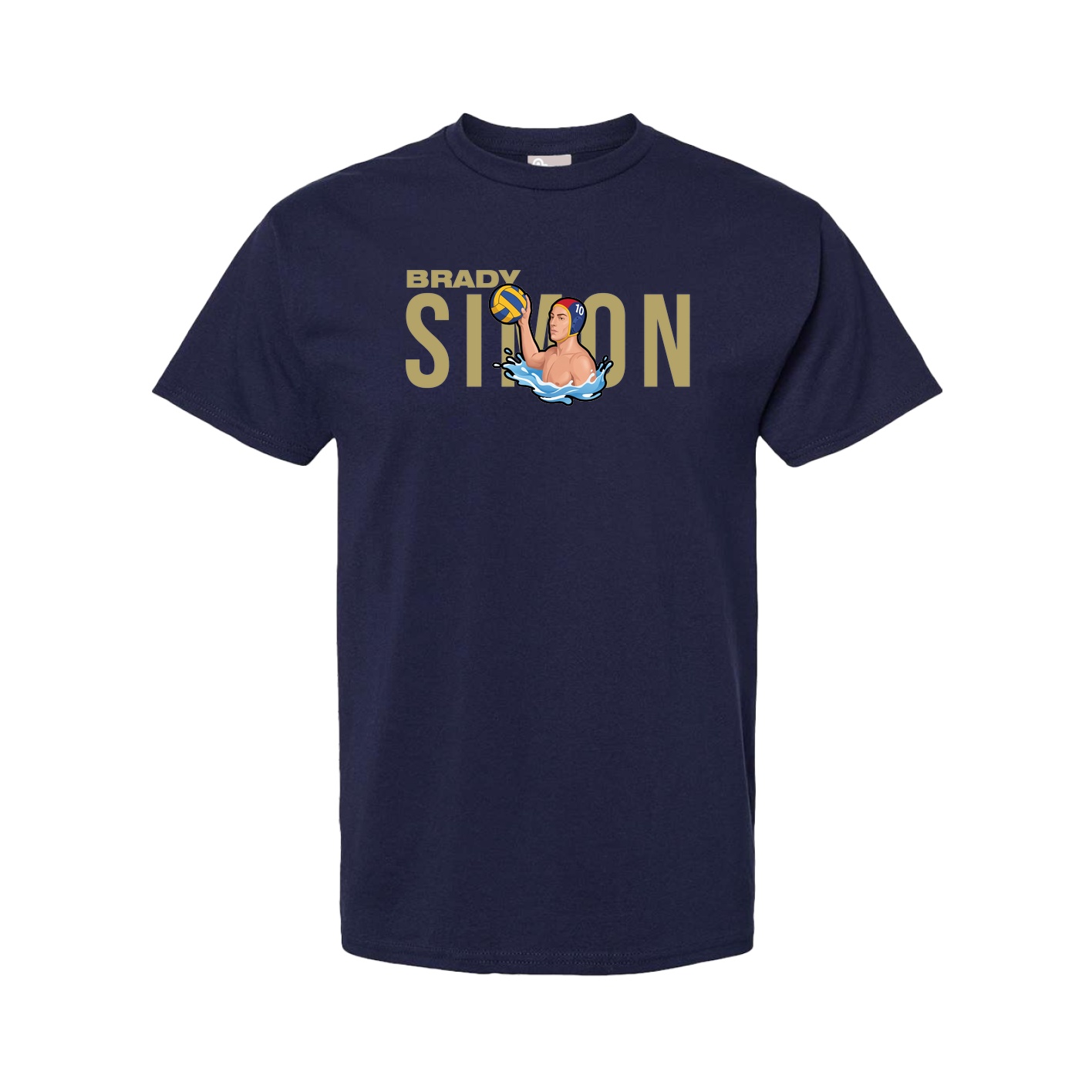 Tee — Player Name in Navy