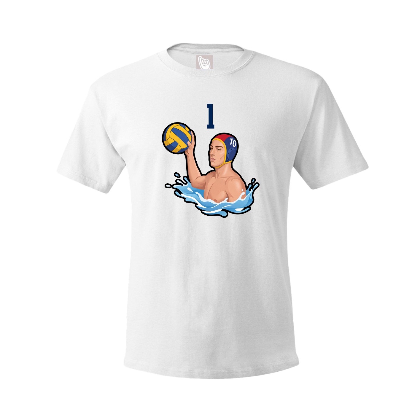 Tee — Number Top in White