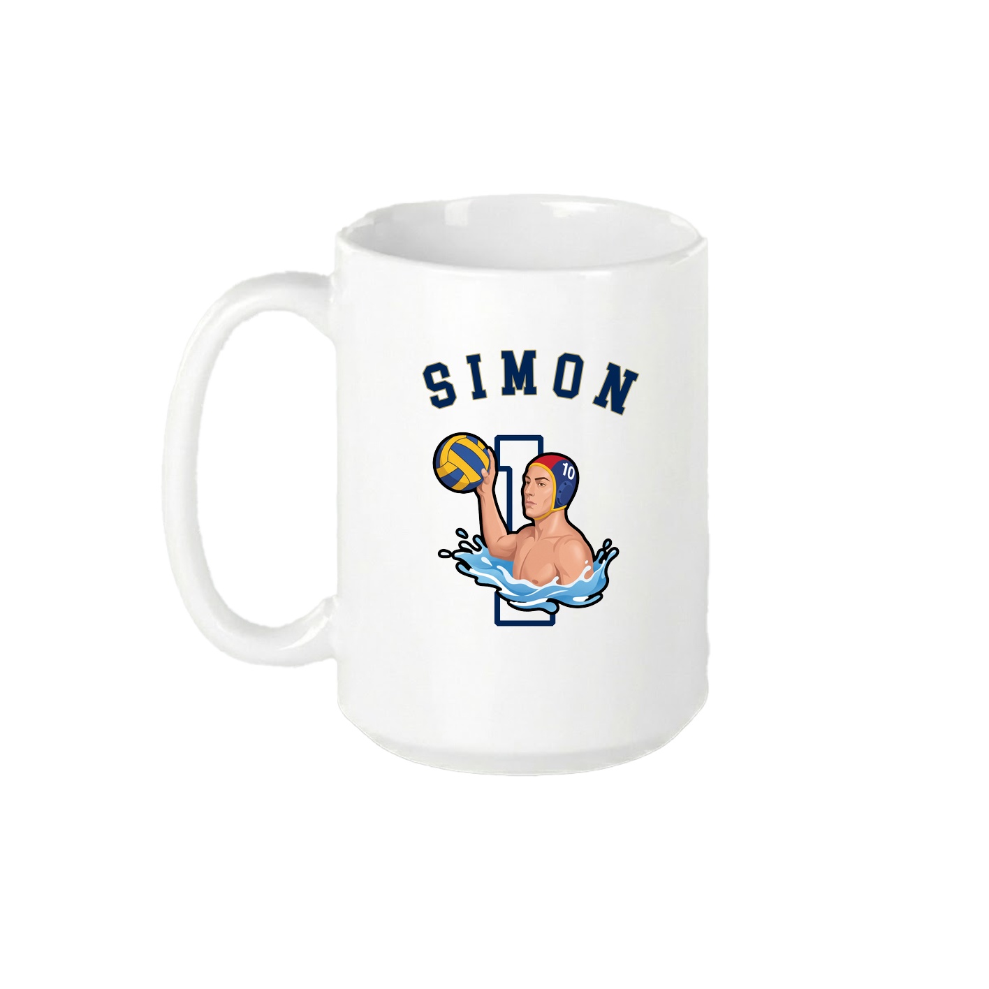 15oz Coffee Mug — Shirsey Arch in White