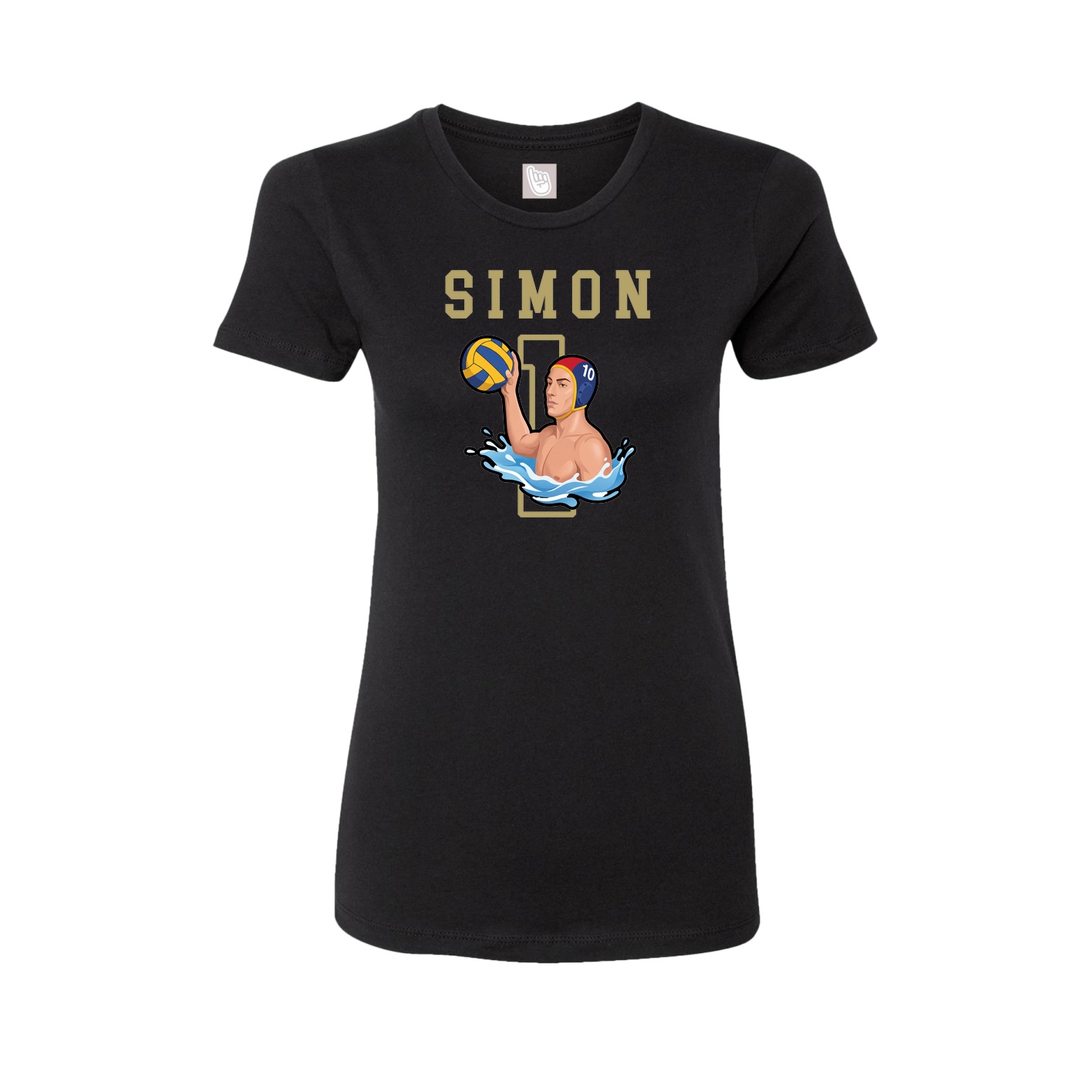 Fitted Women's Tee — Shirsey in Black