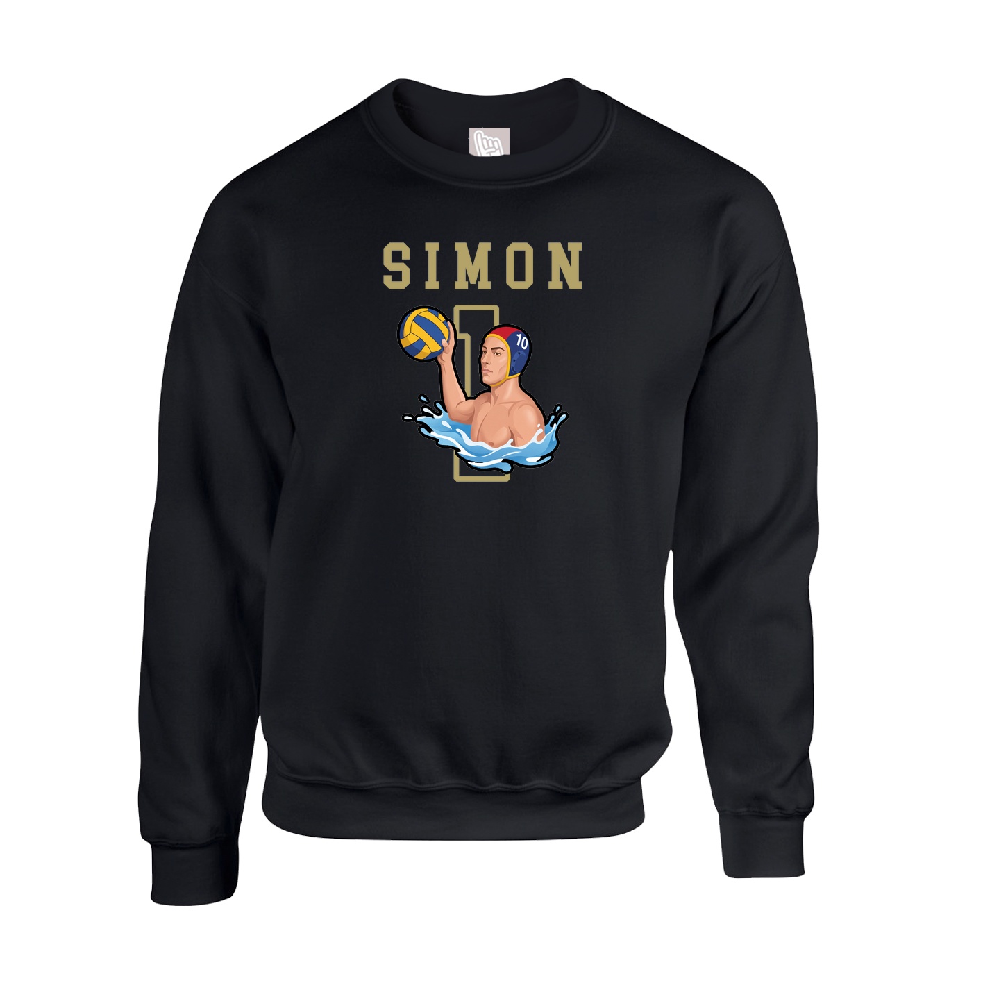 Fleece Crew — Shirsey in Black