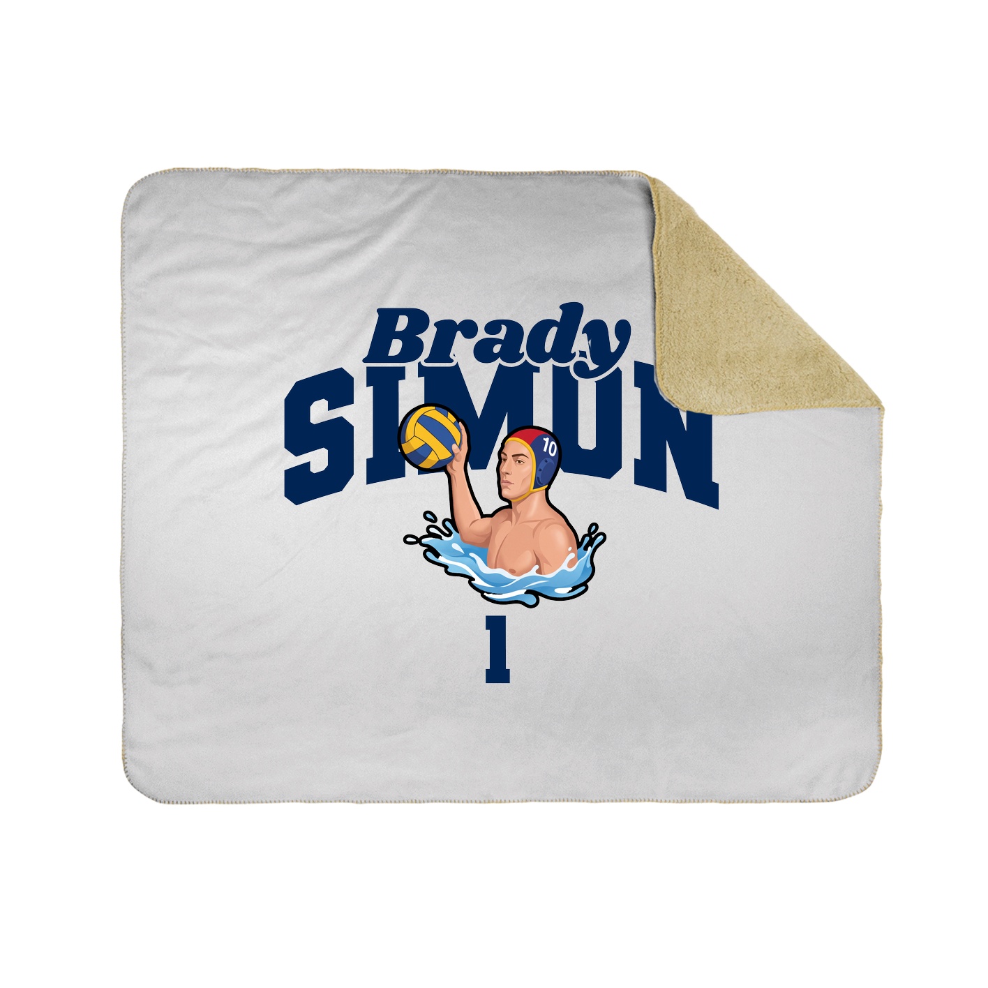 Throw Blanket — Signature Arch in White