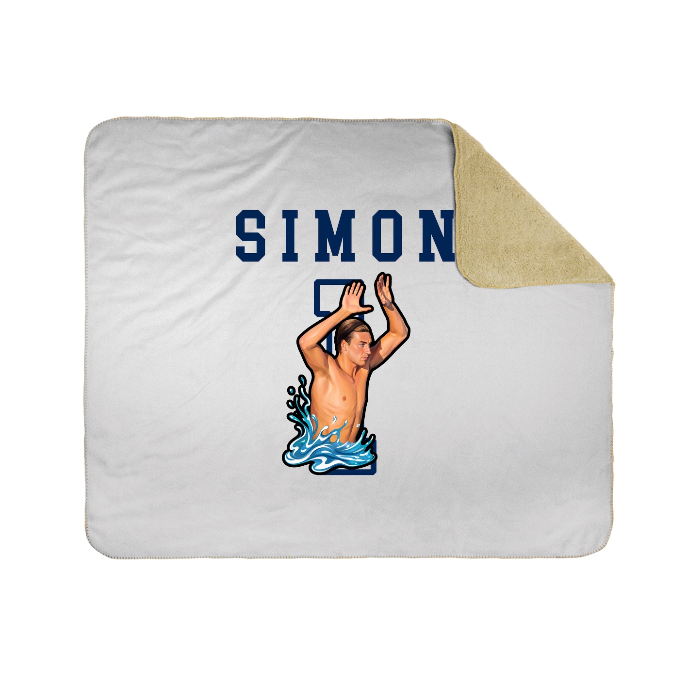 Throw Blanket — Shirsey in White