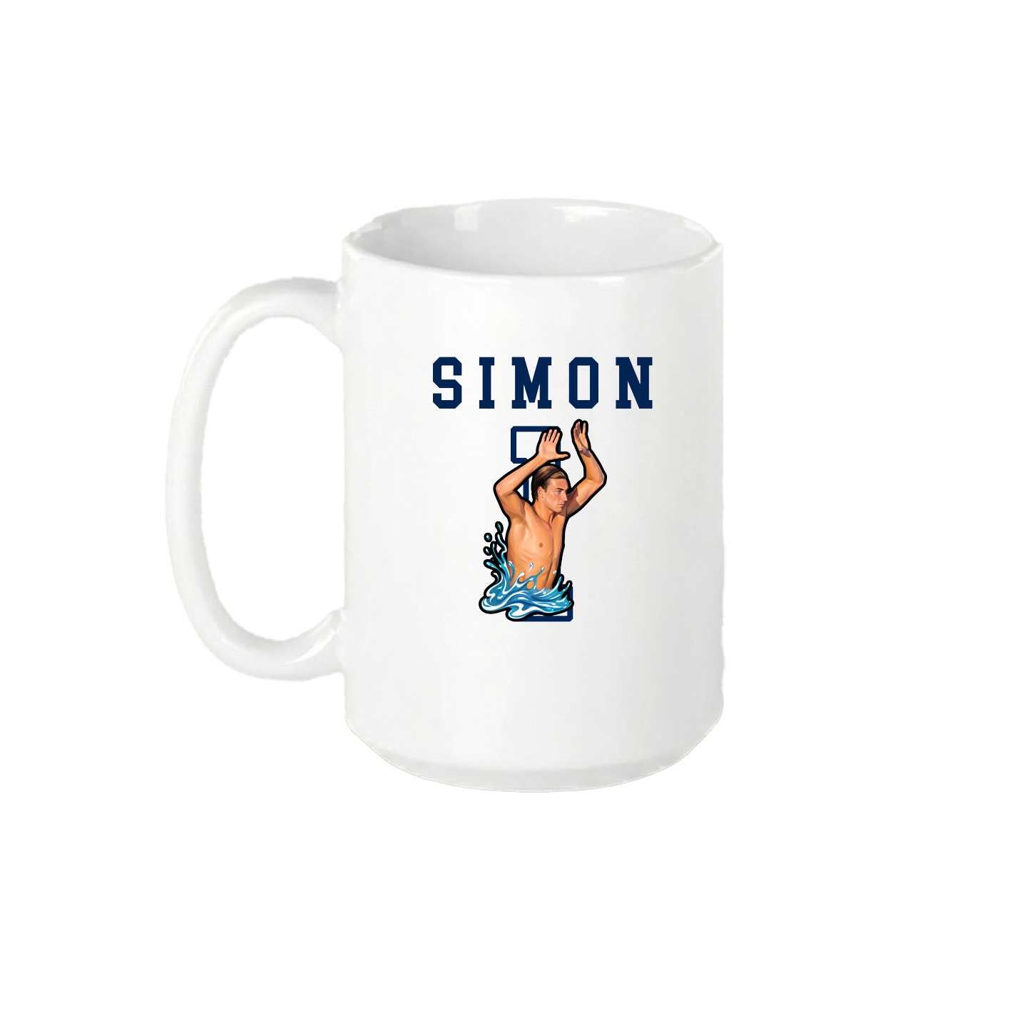 15oz Coffee Mug — Shirsey in White