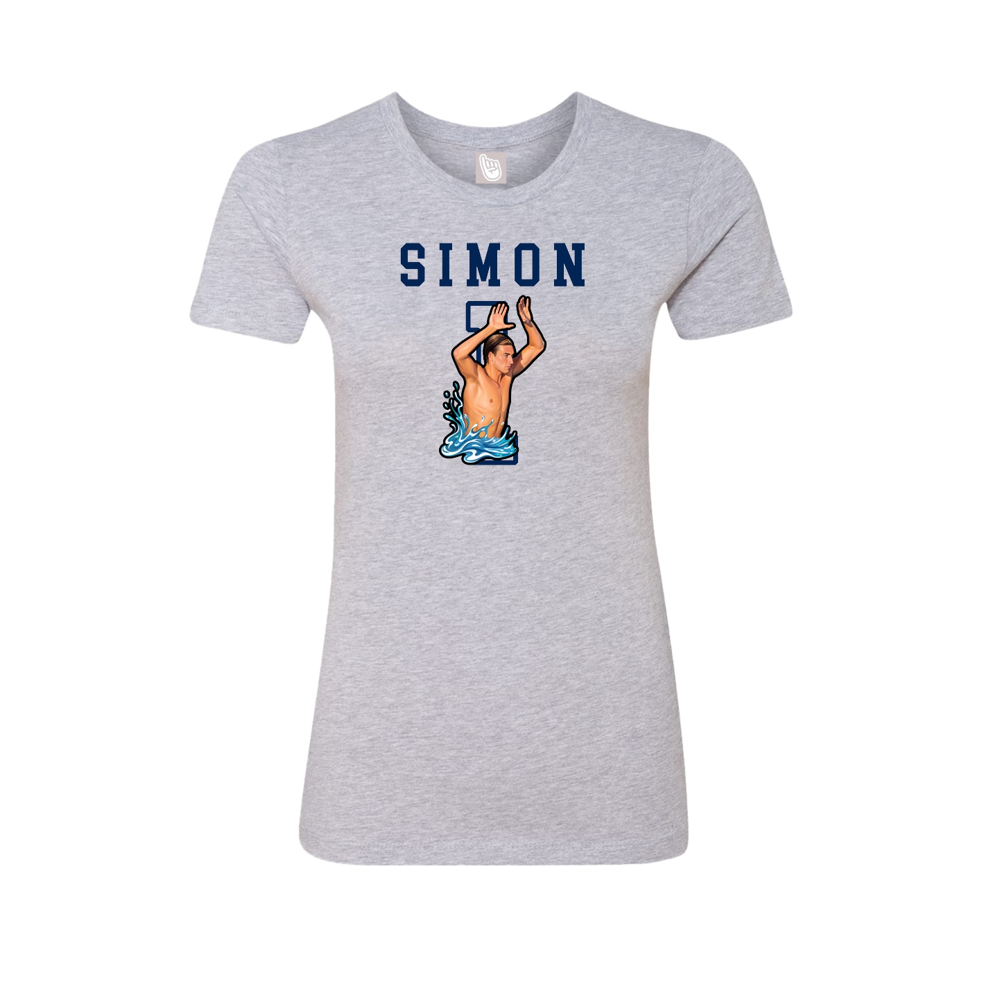 Fitted Women's Tee — Shirsey in Grey