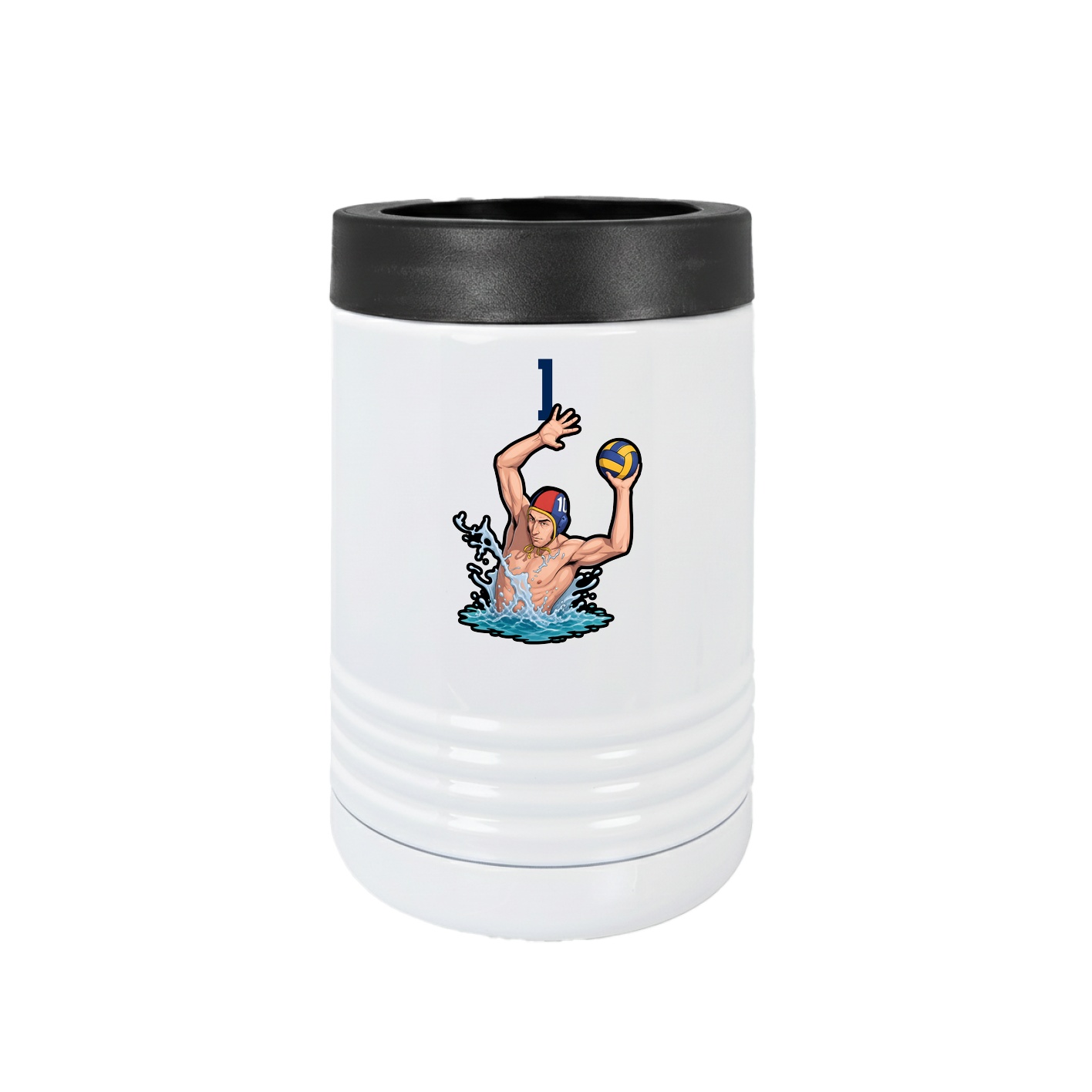 Beverage Holder — Number Top in White