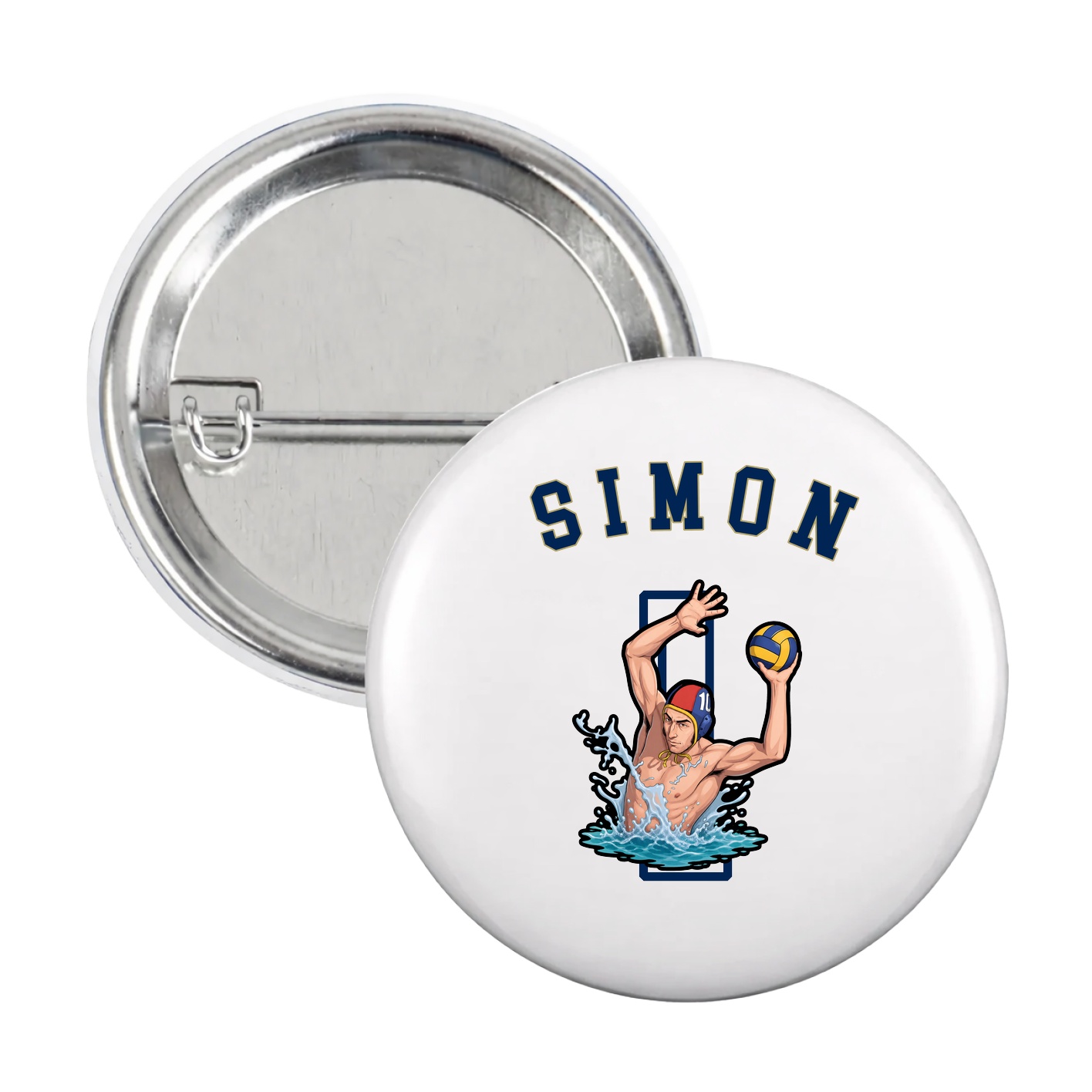 Game Day Button — Shirsey Arch in White