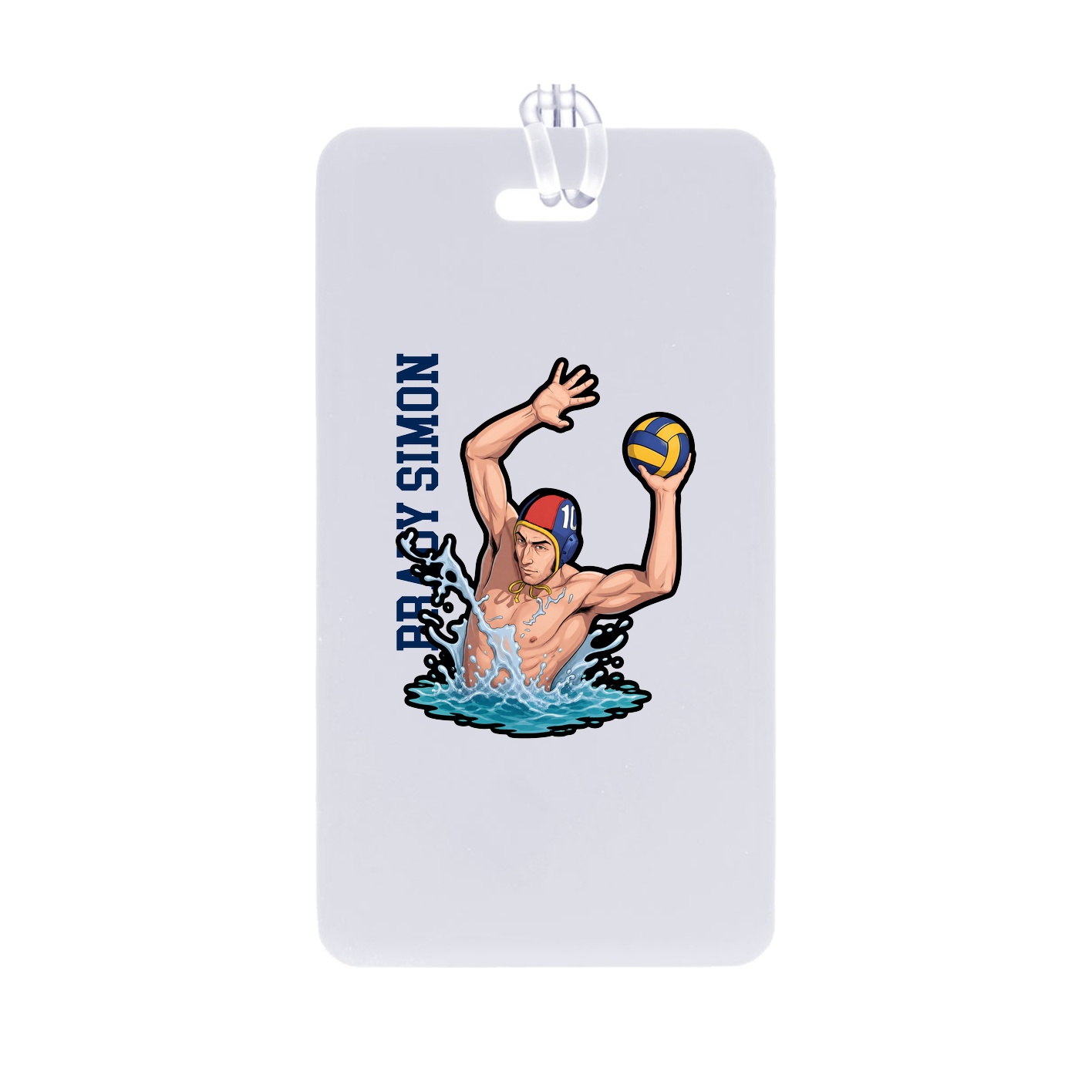 Bag Tag — Name Vertical in Classic