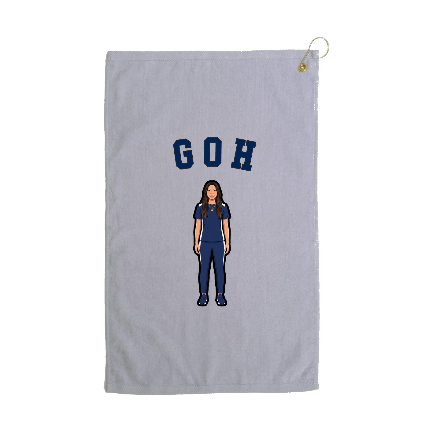 Golf Towel — Shirsey Arch in Grey