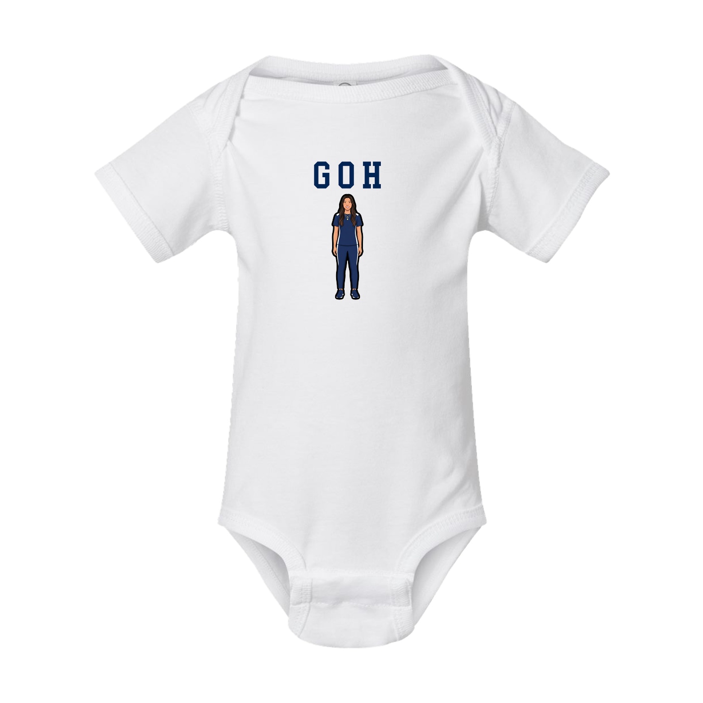 Baby Onesie — Shirsey in White