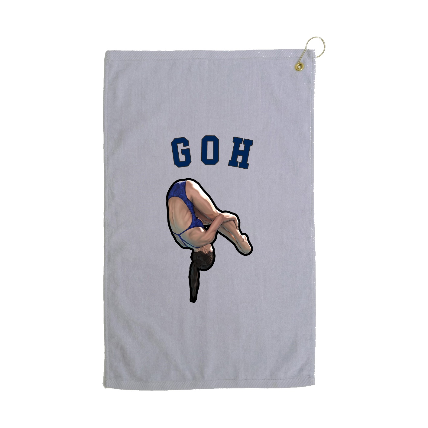 Golf Towel — Shirsey Arch in Grey