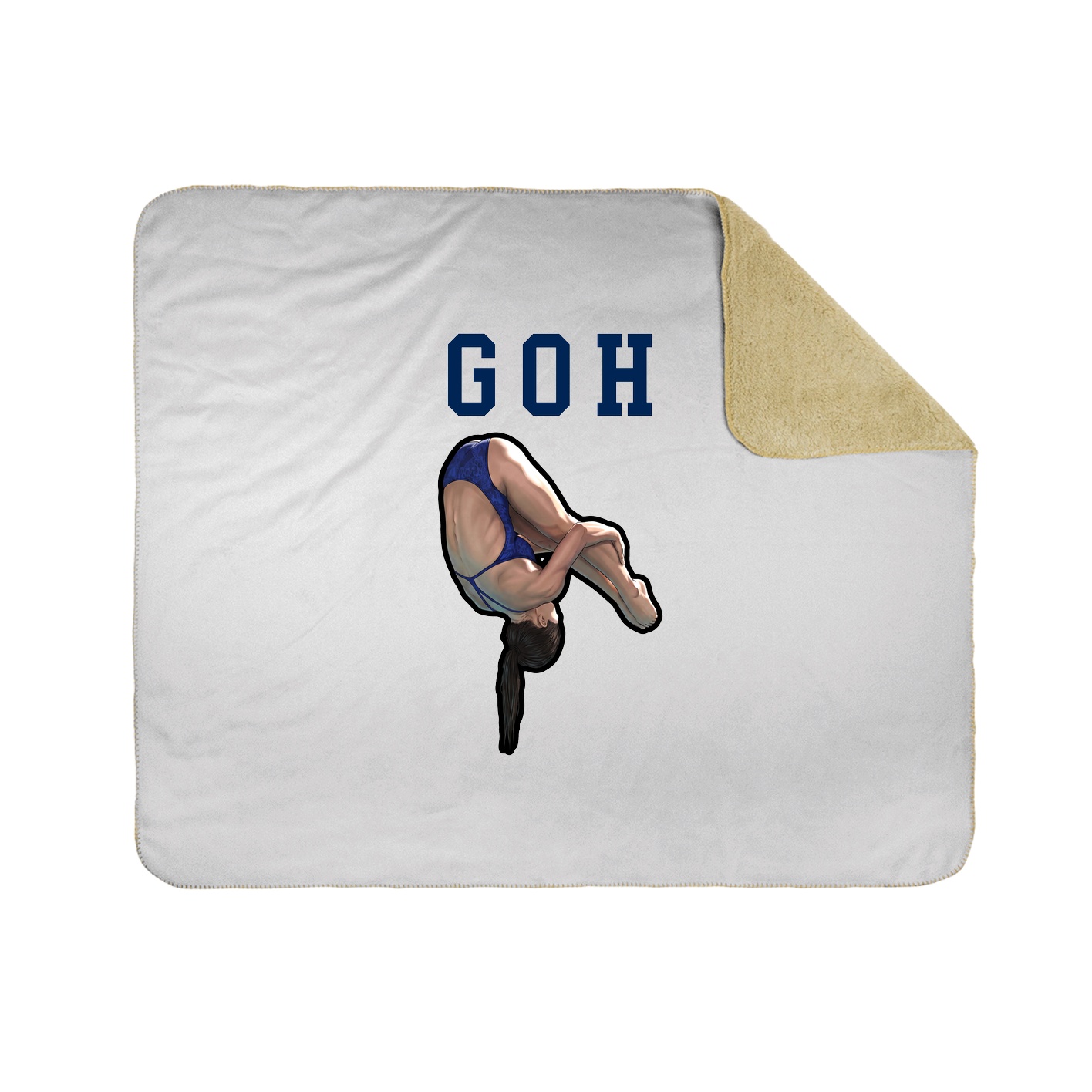 Throw Blanket — Shirsey in White