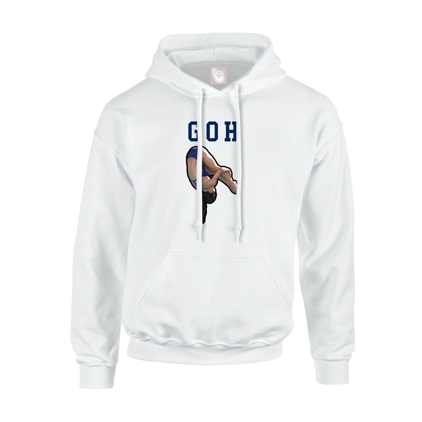 Hoodie — Shirsey in White