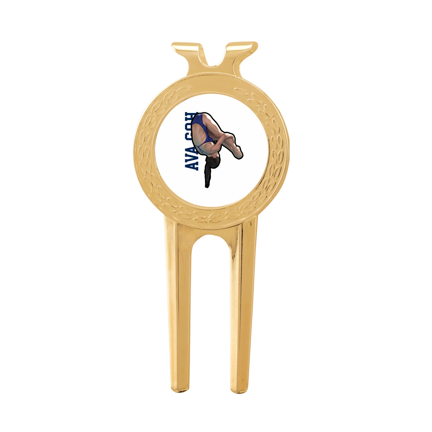 Divot Tool with Ball Marker — Name Vertical in Classic