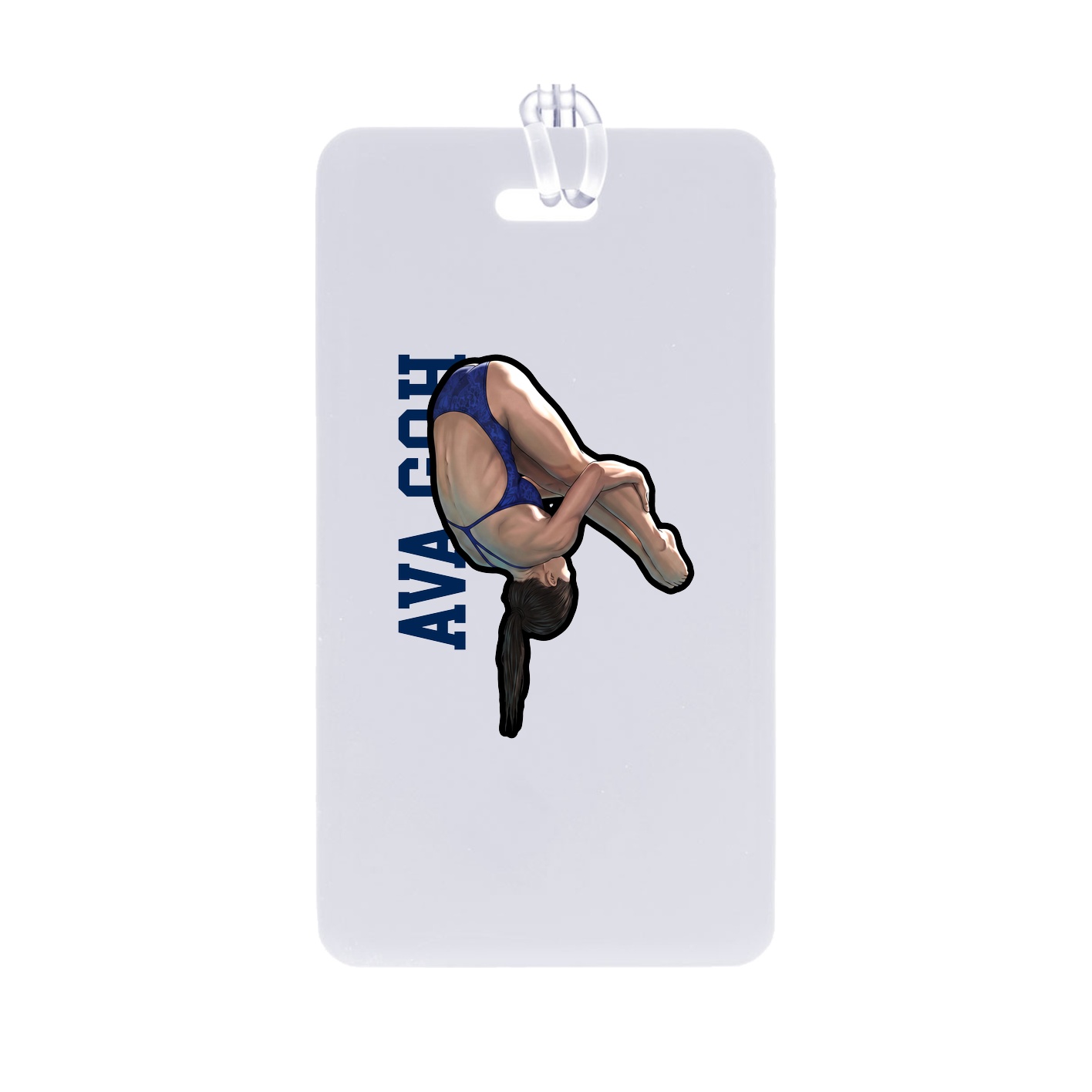 Bag Tag — Name Vertical in Classic