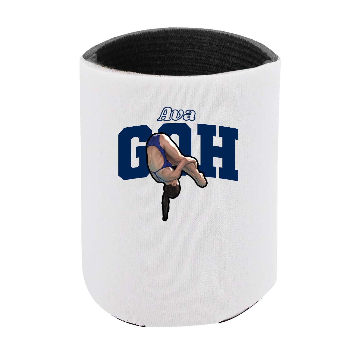 Can Holder — Name Arch in White