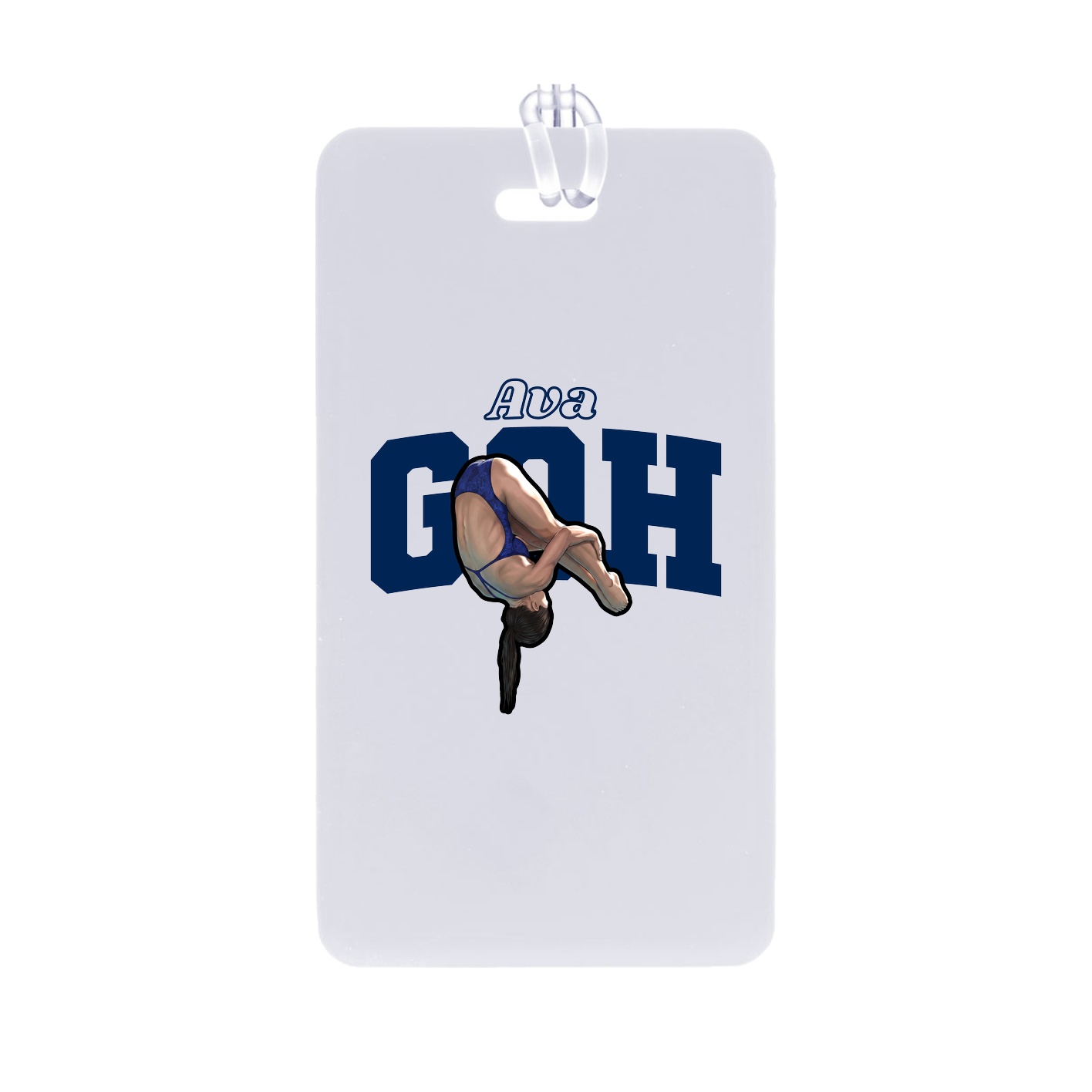 Bag Tag — Name Arch in Classic