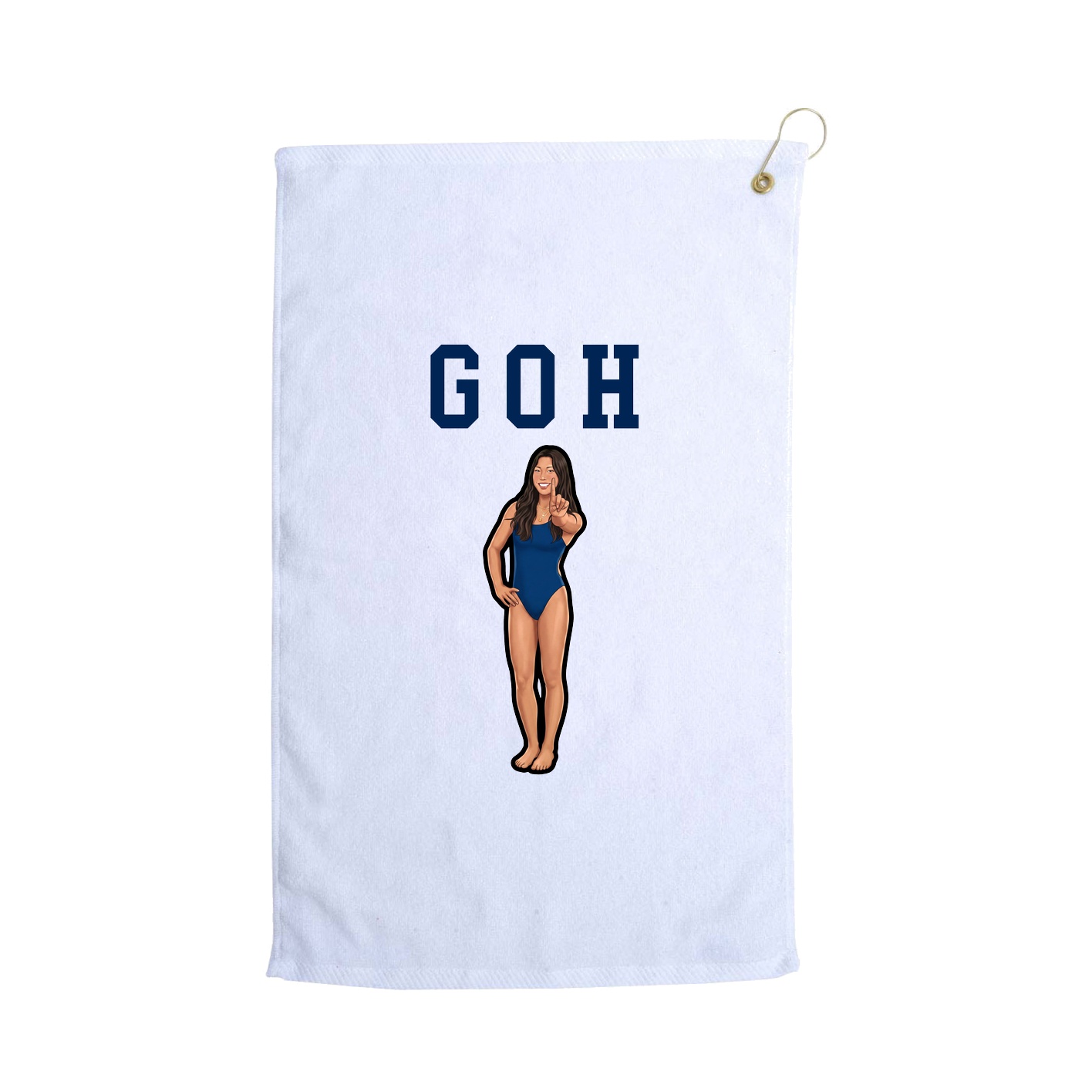 Golf Towel — Shirsey in White
