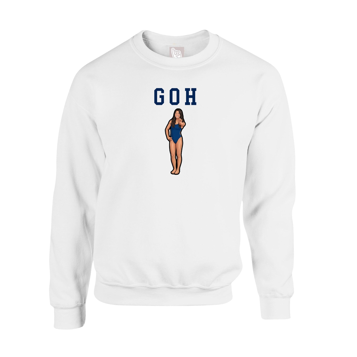 Fleece Crew — Shirsey in White
