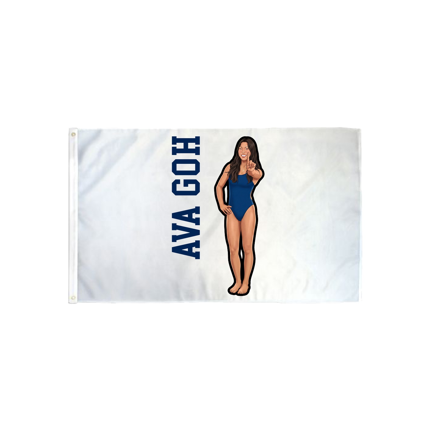 3x5 Flag — Name Vertical in Classic