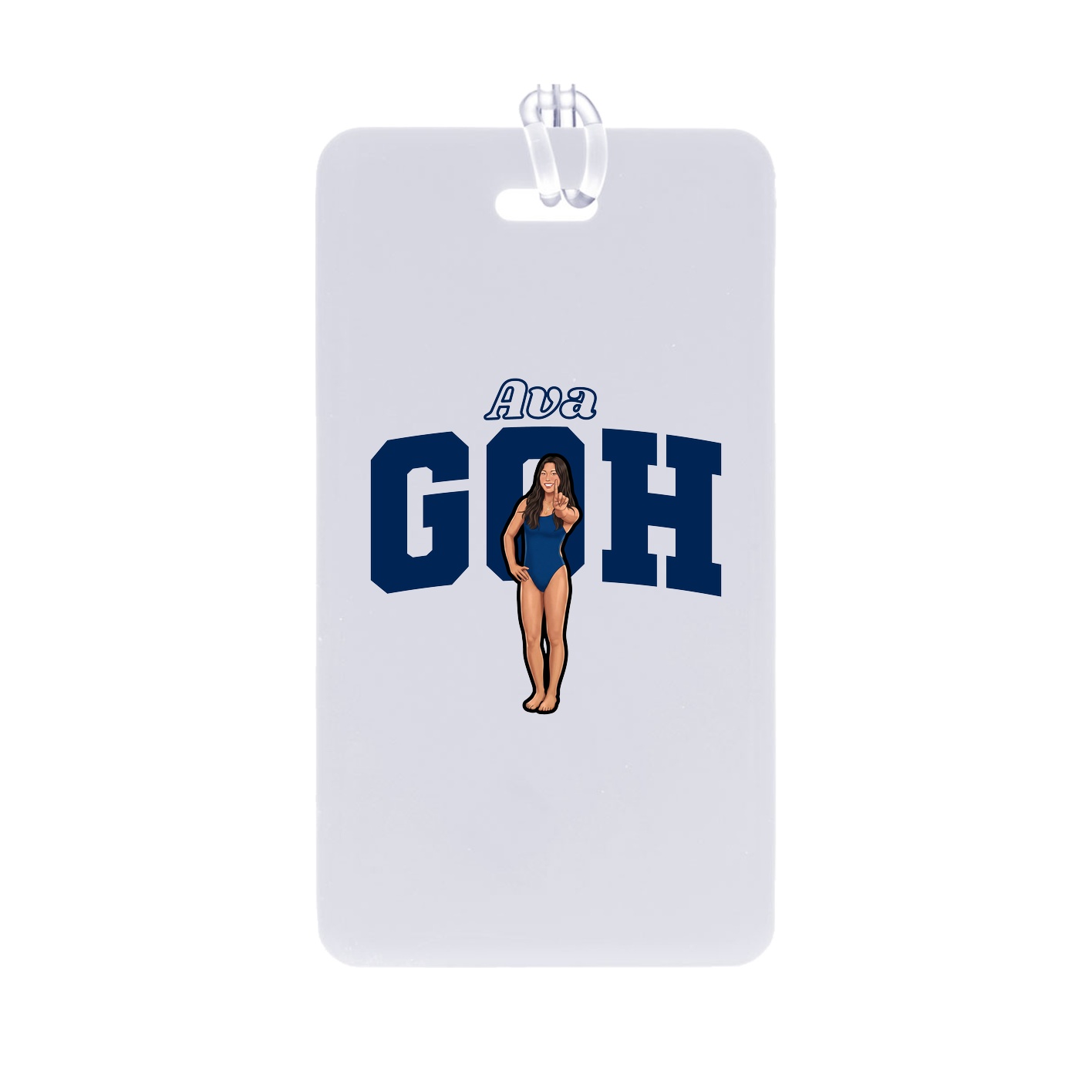 Bag Tag — Name Arch in Classic