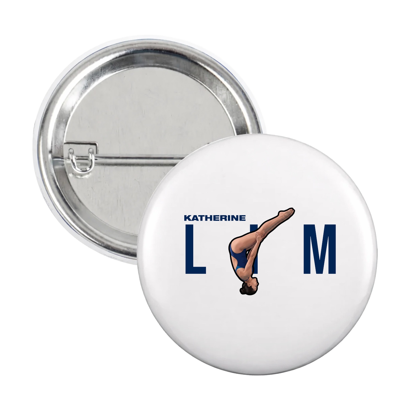 Game Day Button — Player Name in White