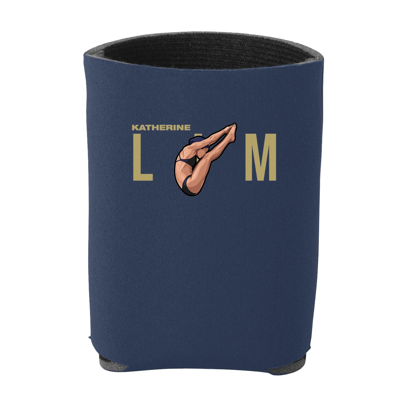Can Holder — Player Name in Navy