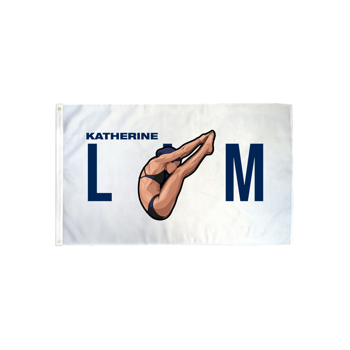 3x5 Flag — Player Name in Classic