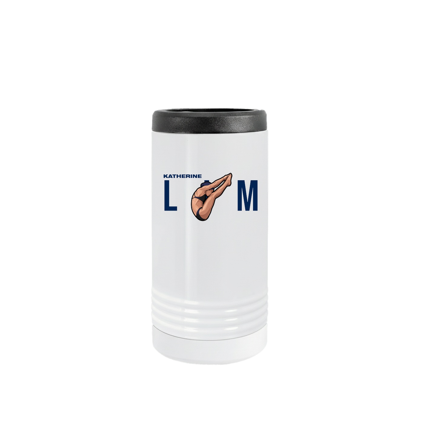 Slim Beverage Holder — Player Name in White