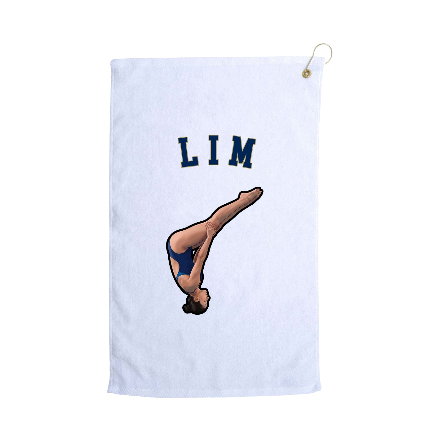 Golf Towel — Shirsey Arch in White