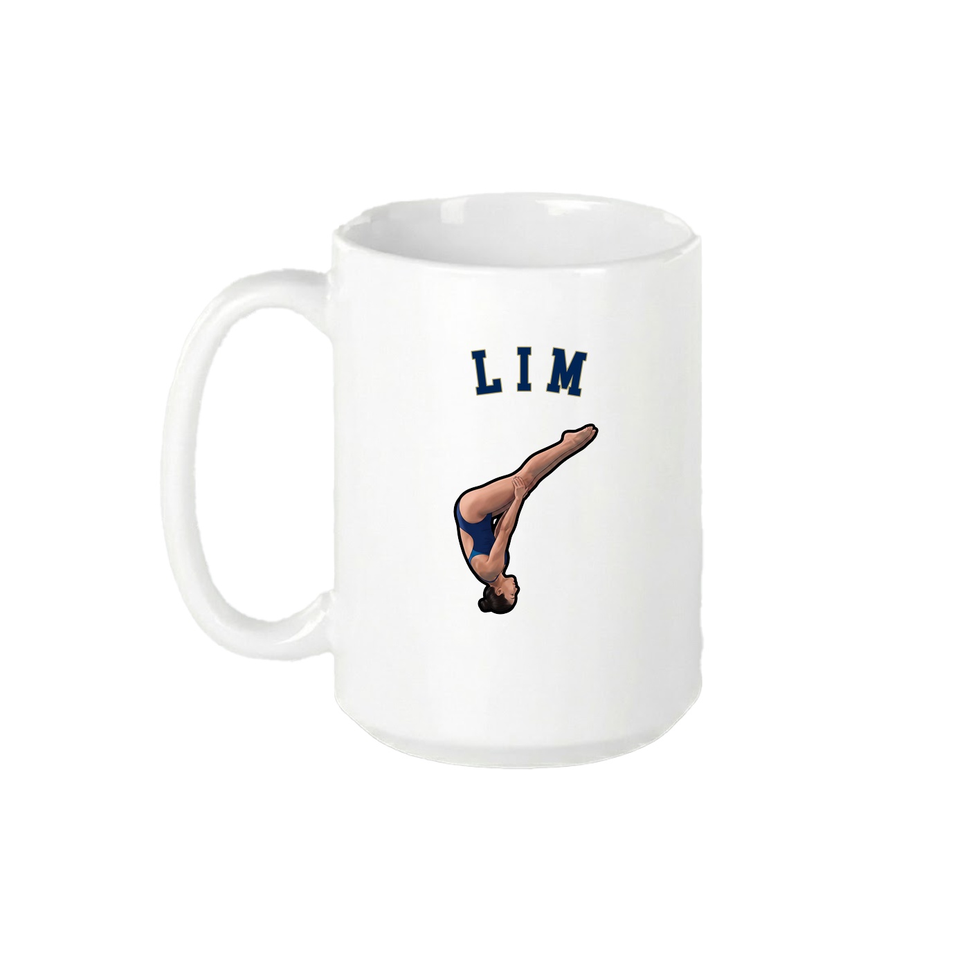 15oz Coffee Mug — Shirsey Arch in White