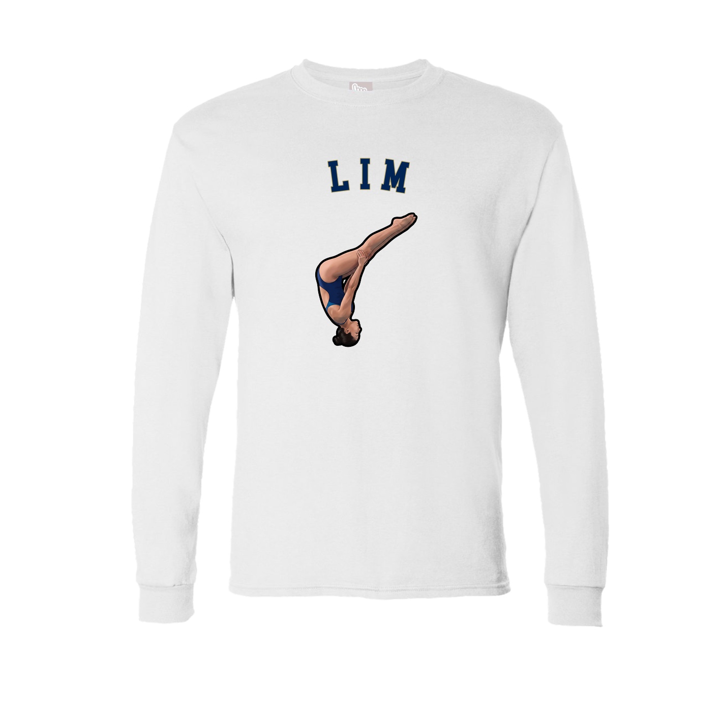 Long Sleeve Tee — Shirsey Arch in White